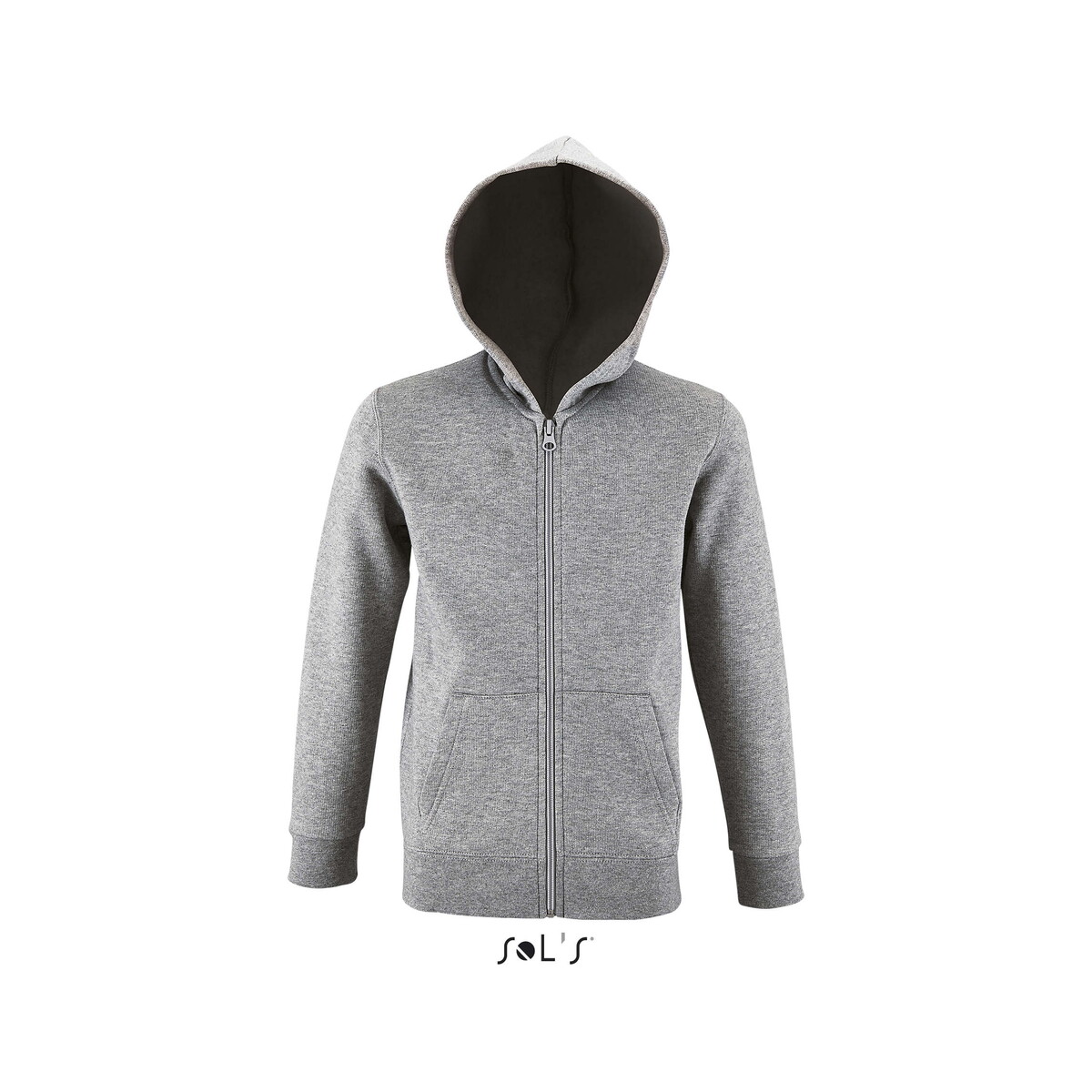 Bluzy z logo – stone dziecięcy hoodie stone kids – szary melanż 2 – xl s02092-gy STONE Dziecięcy hoodie STONE KIDS - Szary Melanż 2 - XL s02092-gy