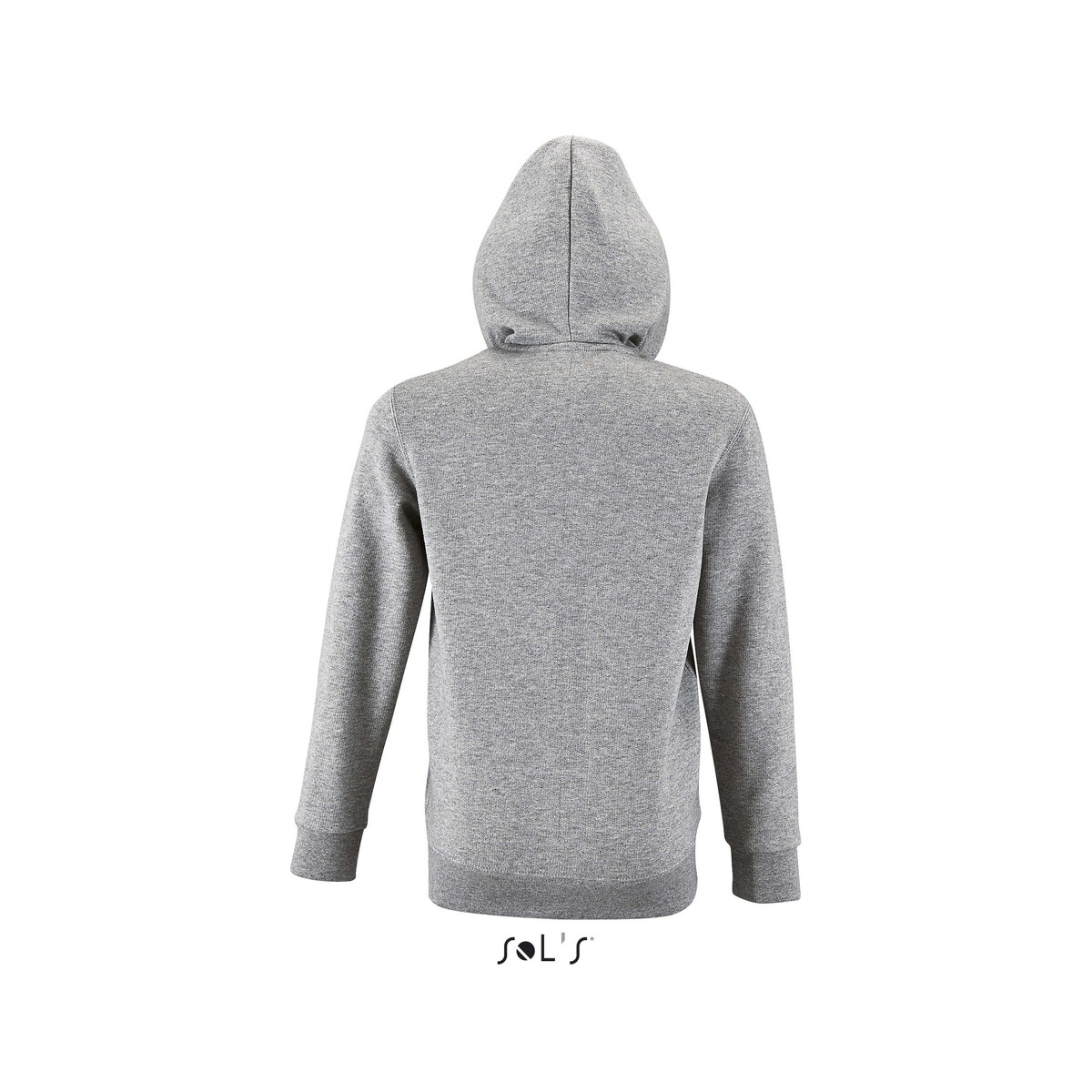 Bluzy z logo – stone dziecięcy hoodie stone kids – szary melanż 2 – xxl s02092-gy-back STONE Dziecięcy hoodie STONE KIDS - Szary Melanż 2 - XXL s02092-gy-back