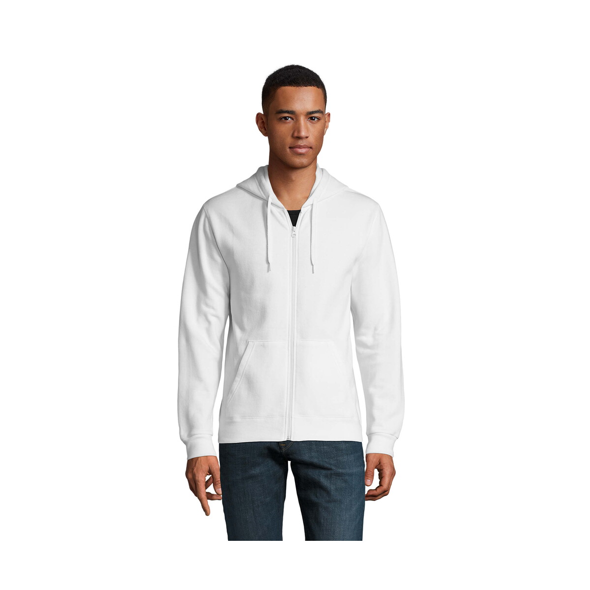 STONE UNI HOODIE 260g STONE - Biały - XXL s01714-wh