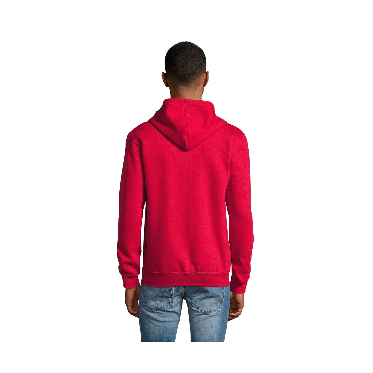 Bluzy z logo – stone uni hoodie 260g stone – czerwony – m s01714-rd-back STONE UNI HOODIE 260g STONE - Czerwony - M s01714-rd-back