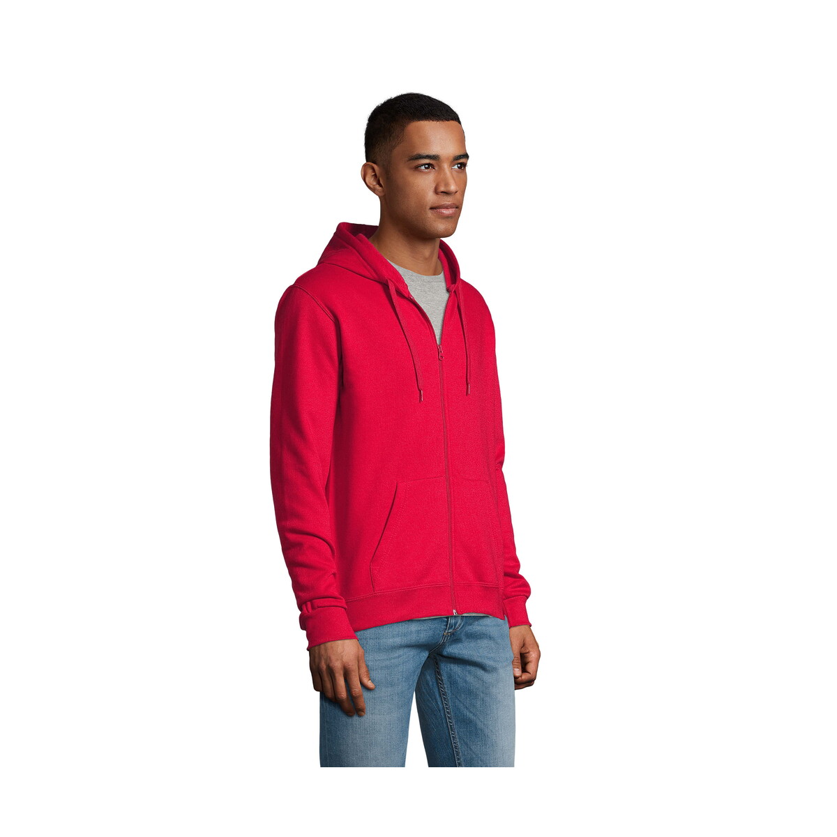 Bluzy z logo – stone uni hoodie 260g stone – czerwony – m s01714-rd-side STONE UNI HOODIE 260g STONE - Czerwony - M s01714-rd-side