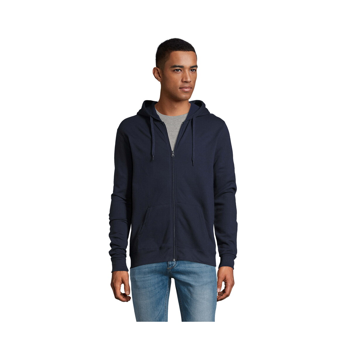 STONE UNI HOODIE 260g STONE - French Navy - XL s01714-fn
