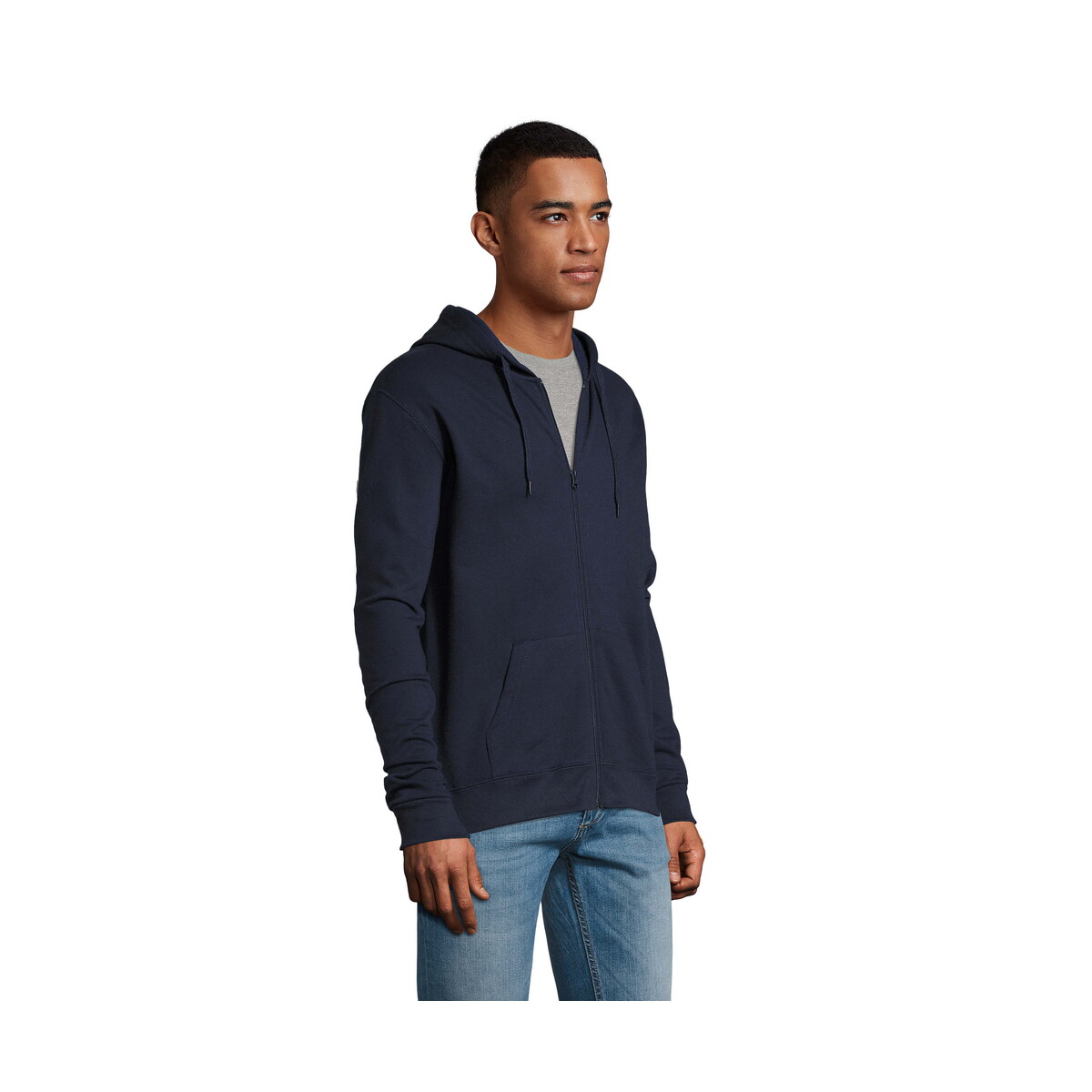 Bluzy z logo – stone uni hoodie 260g stone – french navy – xxl s01714-fn-side STONE UNI HOODIE 260g STONE - French Navy - XXL s01714-fn-side