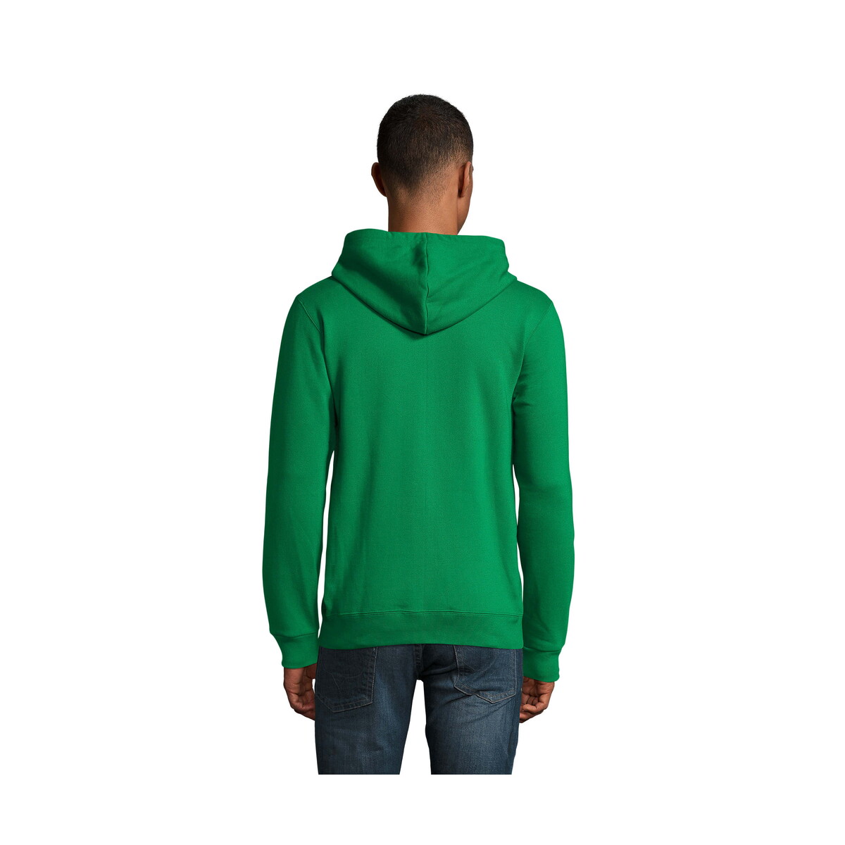 Bluzy z logo – stone uni hoodie 260g stone – zielona – m s01714-kg-back STONE UNI HOODIE 260g STONE - Zielona - M s01714-kg-back