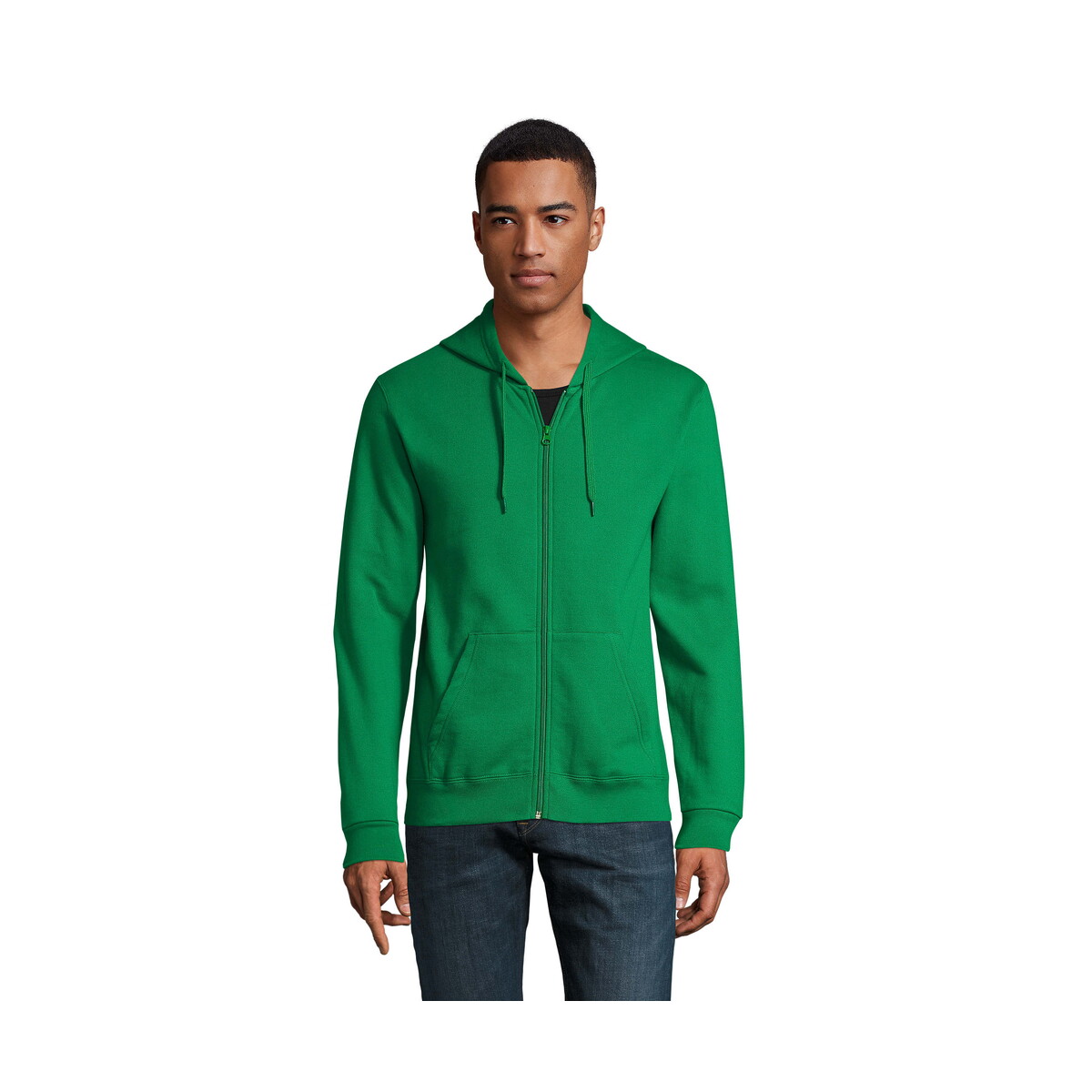 STONE UNI HOODIE 260g STONE - Zielony - XXL s01714-kg