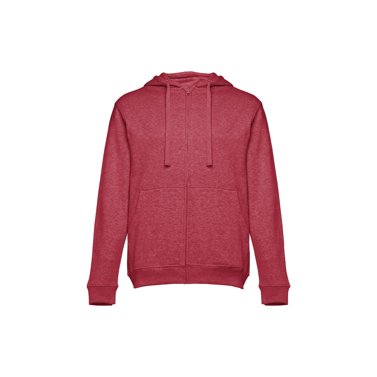 Bluzy z logo – thc amsterdam ii. męska bluza z bawełny i poliestru – czerwony melanż 11179_195-a THC AMSTERDAM II. Męska bluza z bawełny i poliestru - Czerwony melanż 11179_195-a