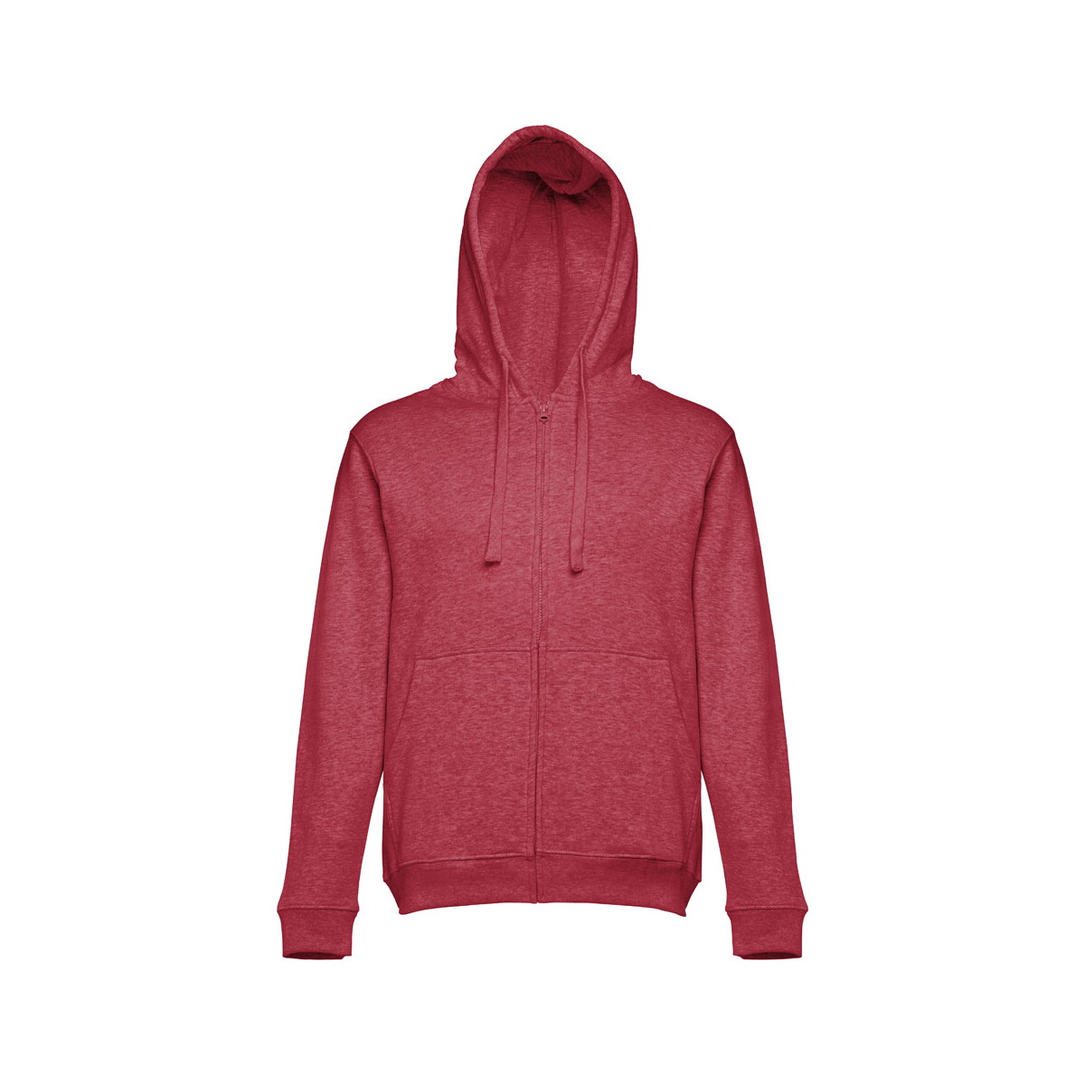 Bluzy z logo – thc amsterdam ii. męska bluza z bawełny i poliestru – czerwony melanż 11179_195-d THC AMSTERDAM II. Męska bluza z bawełny i poliestru - Czerwony melanż 11179_195-d