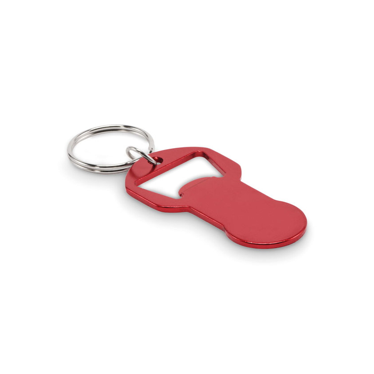 Aluminiowy brelok z otwieraczem CLAVE - czerwony mo2793-05