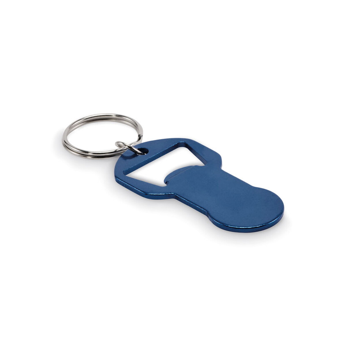 Aluminiowy brelok z otwieraczem CLAVE - francuski granatowy mo2793-85