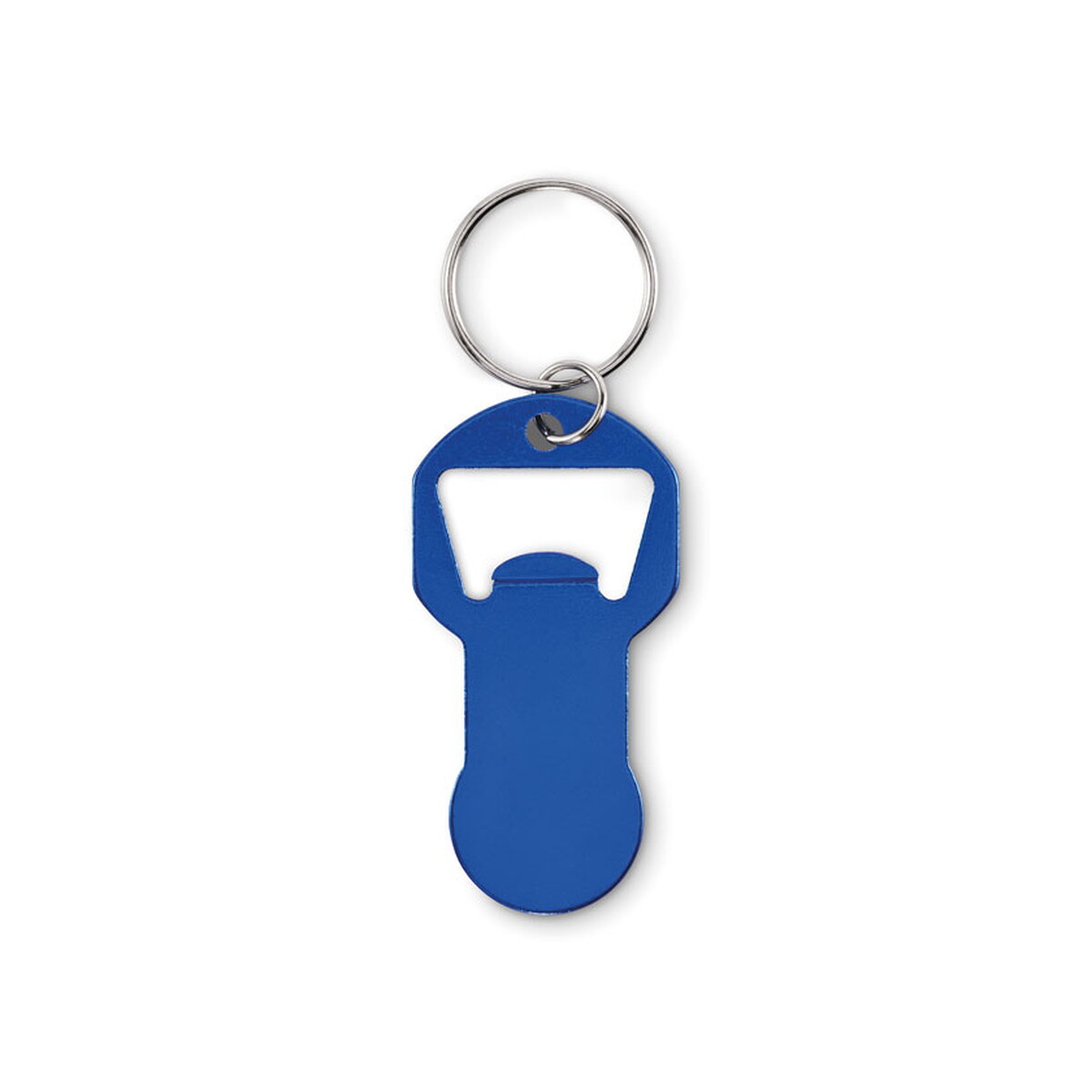 Breloki otwieracze z logo – aluminiowy brelok z otwieraczem clave – niebieski mo2793-04-back Aluminiowy brelok z otwieraczem CLAVE - niebieski mo2793-04-back