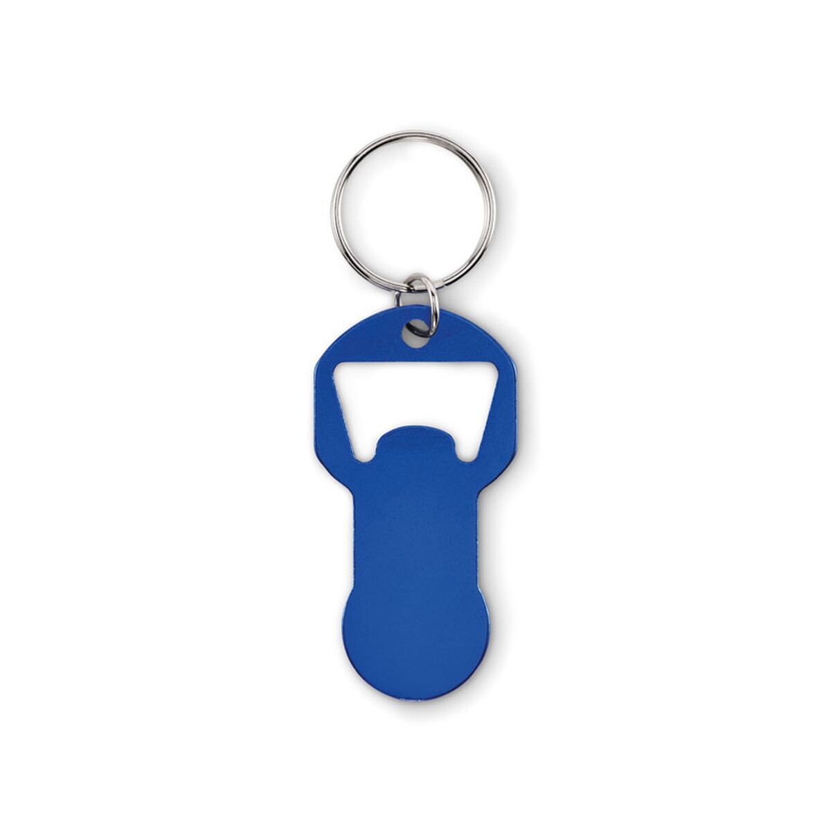 Breloki otwieracze z logo – aluminiowy brelok z otwieraczem clave – niebieski mo2793-04-side Aluminiowy brelok z otwieraczem CLAVE - niebieski mo2793-04-side