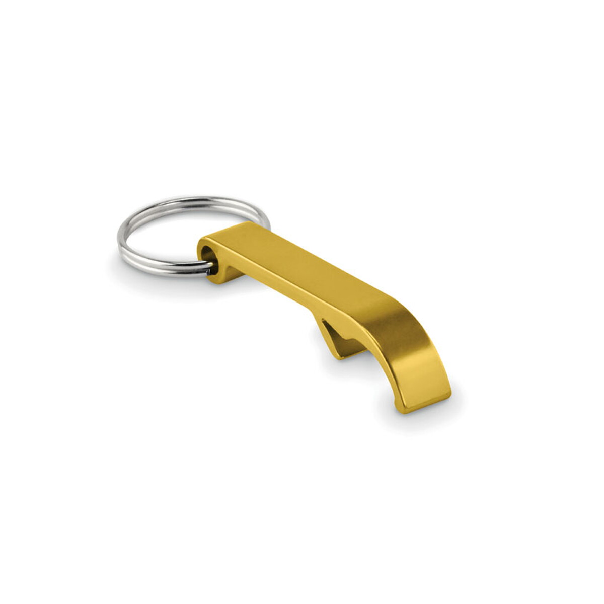 Breloki wielofunkcyjne z logo – aluminiowy brelok z recyklingu ovikey – złoty mo6923-98 Aluminiowy brelok z recyklingu OVIKEY - złoty mo6923-98