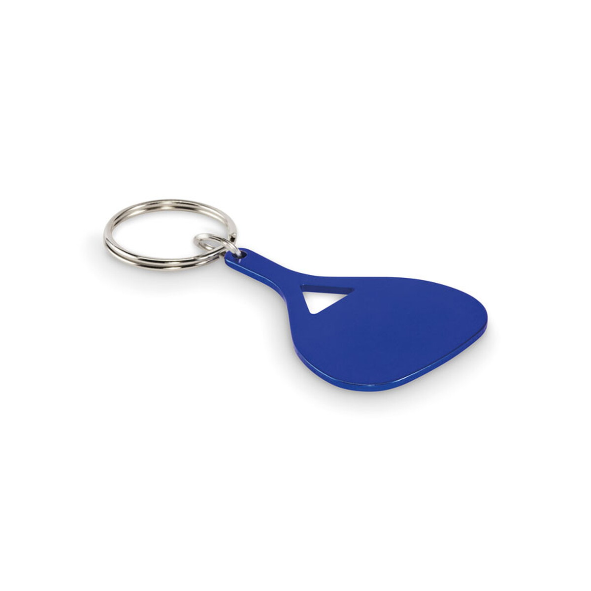 Aluminiowy brelok do kluczy KEPAD - niebieski mo2794-04