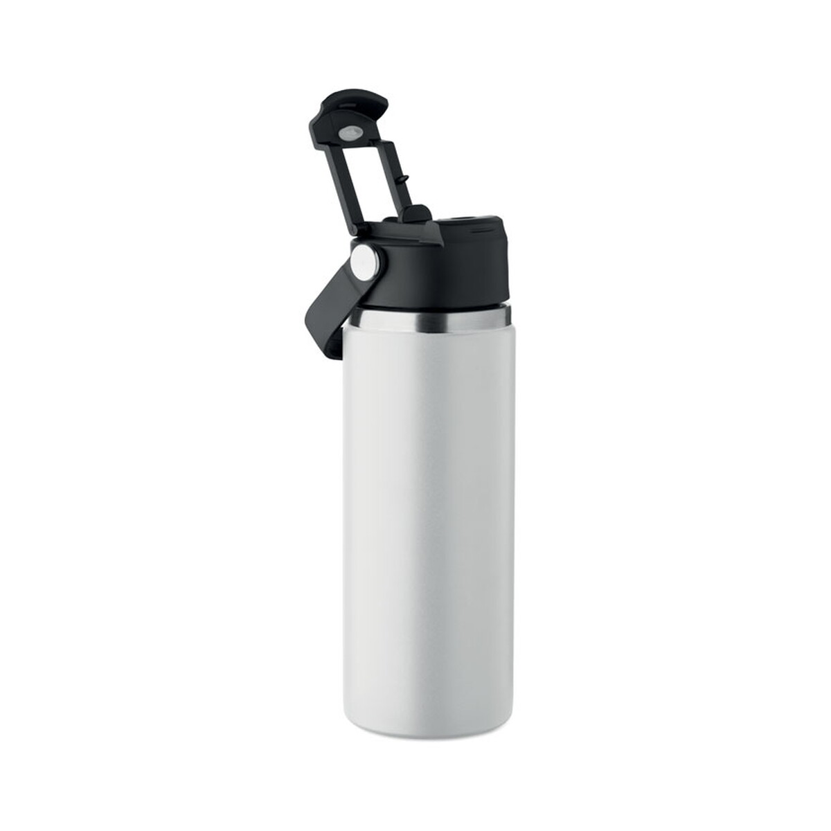 Butelki z logo – butelka dwuścienna 500 ml suma grip – biała mo2775-06-back Butelka dwuścienna 500 ml SUMA GRIP - biała mo2775-06-back