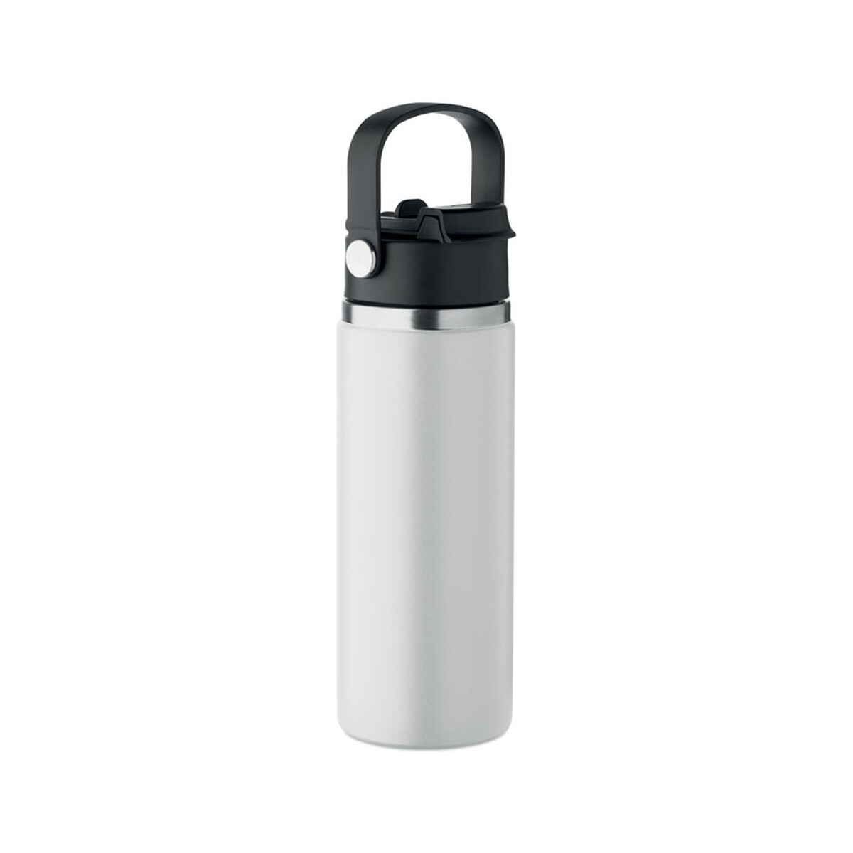 Butelki z logo – butelka dwuścienna 500 ml suma grip – biała mo2775-06-top Butelka dwuścienna 500 ml SUMA GRIP - biała mo2775-06-top