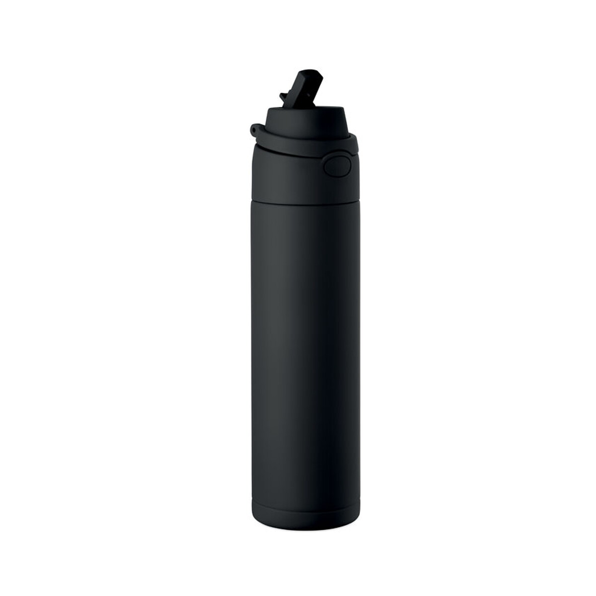 Butelki z logo – butelka dwuścienna 500 ml toien two – czarna mo2988-03-back Butelka dwuścienna 500 ml TOIEN TWO - czarna mo2988-03-back