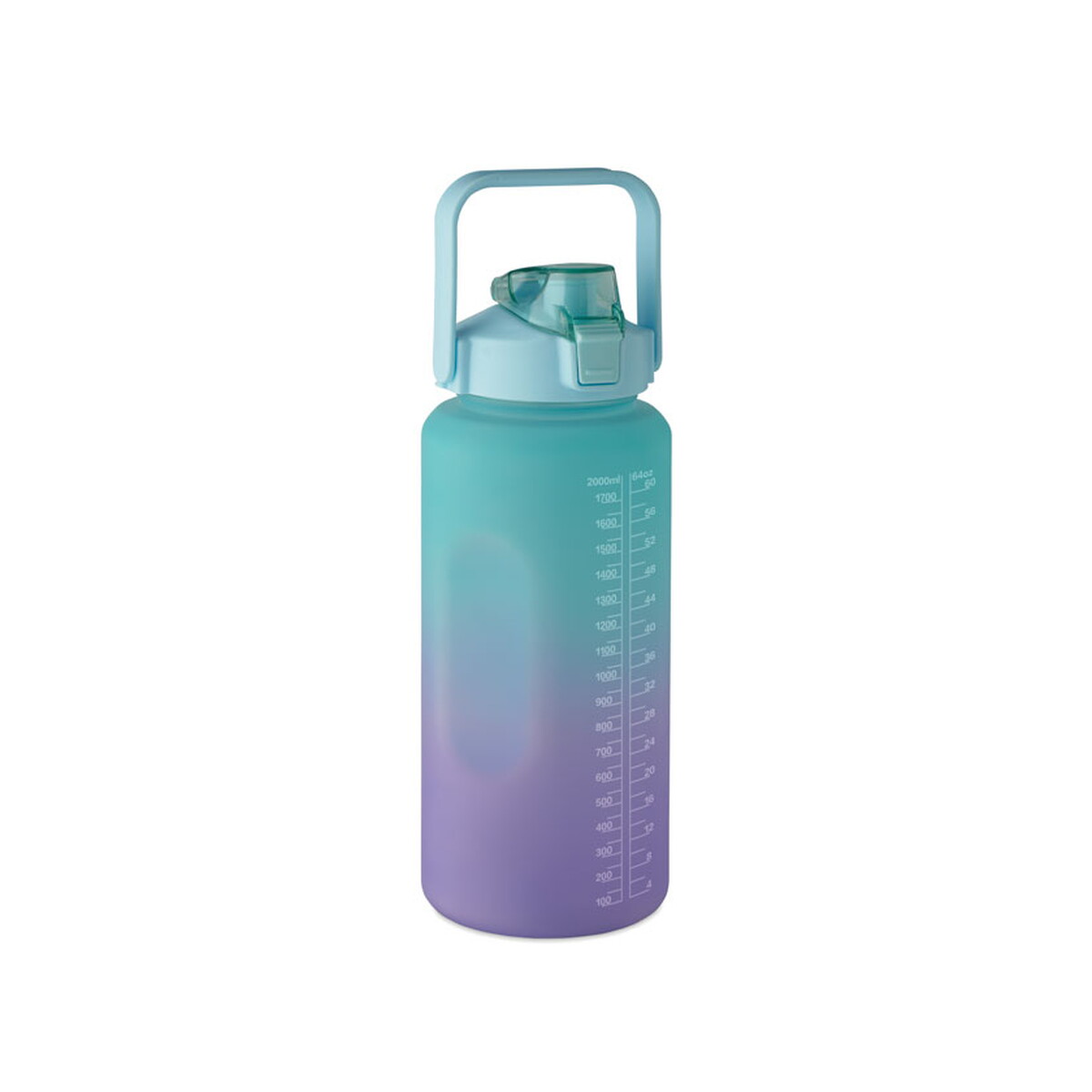 Butelka na wodę RPET 2000ml ACTIVATE MAX - turkusowa mo2791-12