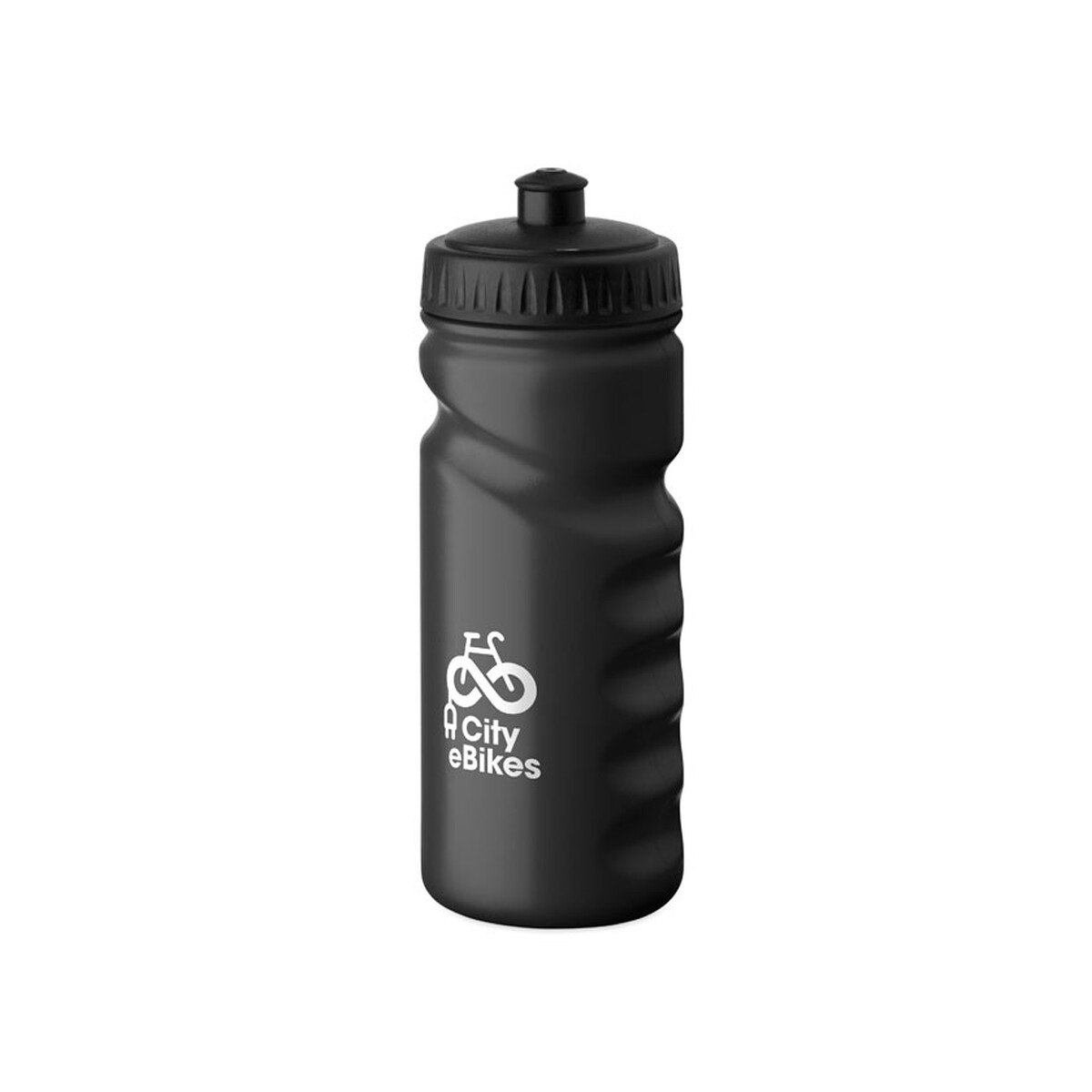 Butelki z logo – butelka sportowa 500 ml spot fresh – czarna mo2938-03-print Butelka sportowa 500 ml SPOT FRESH - czarna mo2938-03-print