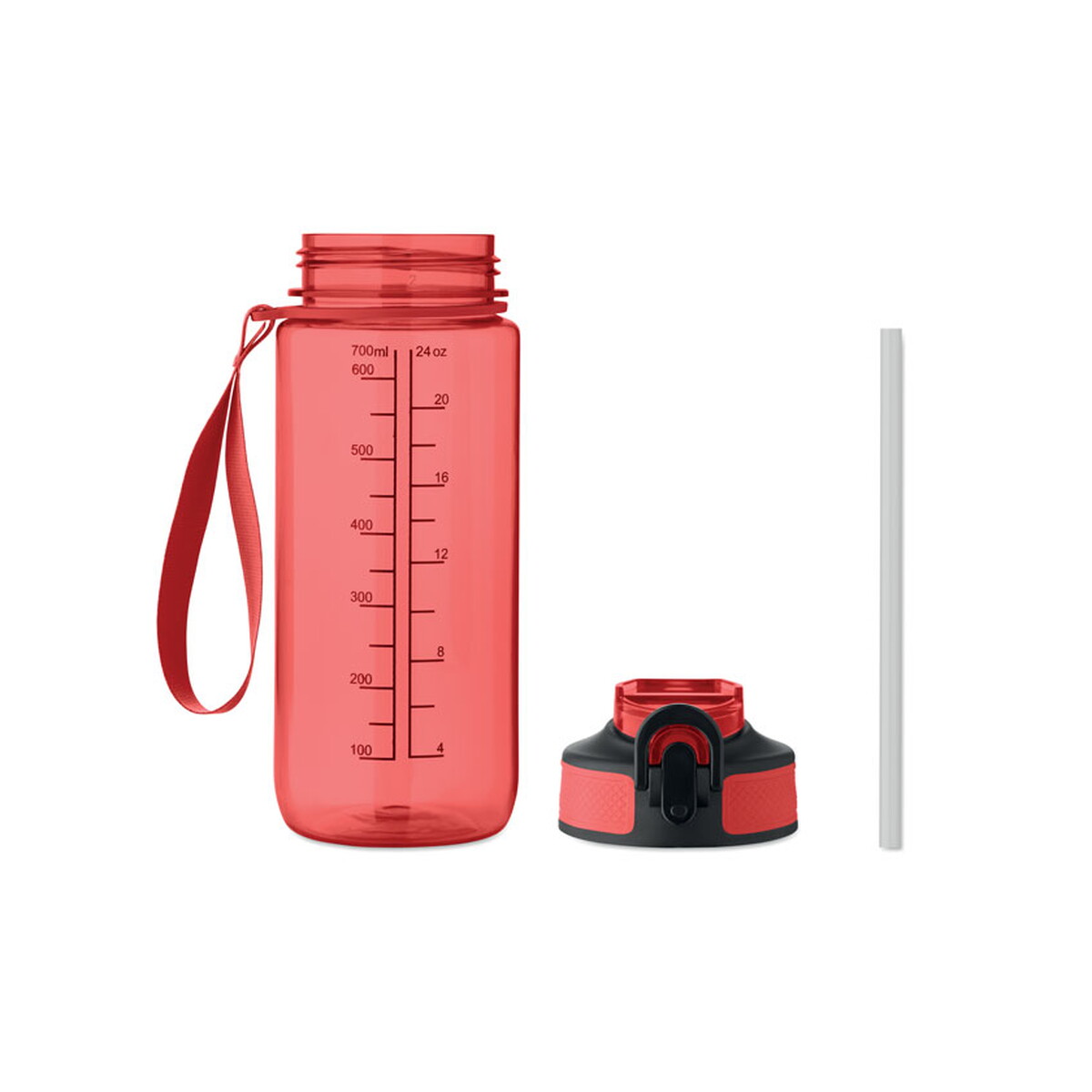 Butelki z logo – butelka sportowa 700 ml mo2792-24 enkel – przezroczysta czerwona mo2792-25-picture3 Butelka sportowa 700 ml MO2792-24 ENKEL - przezroczysta czerwona mo2792-25-picture3