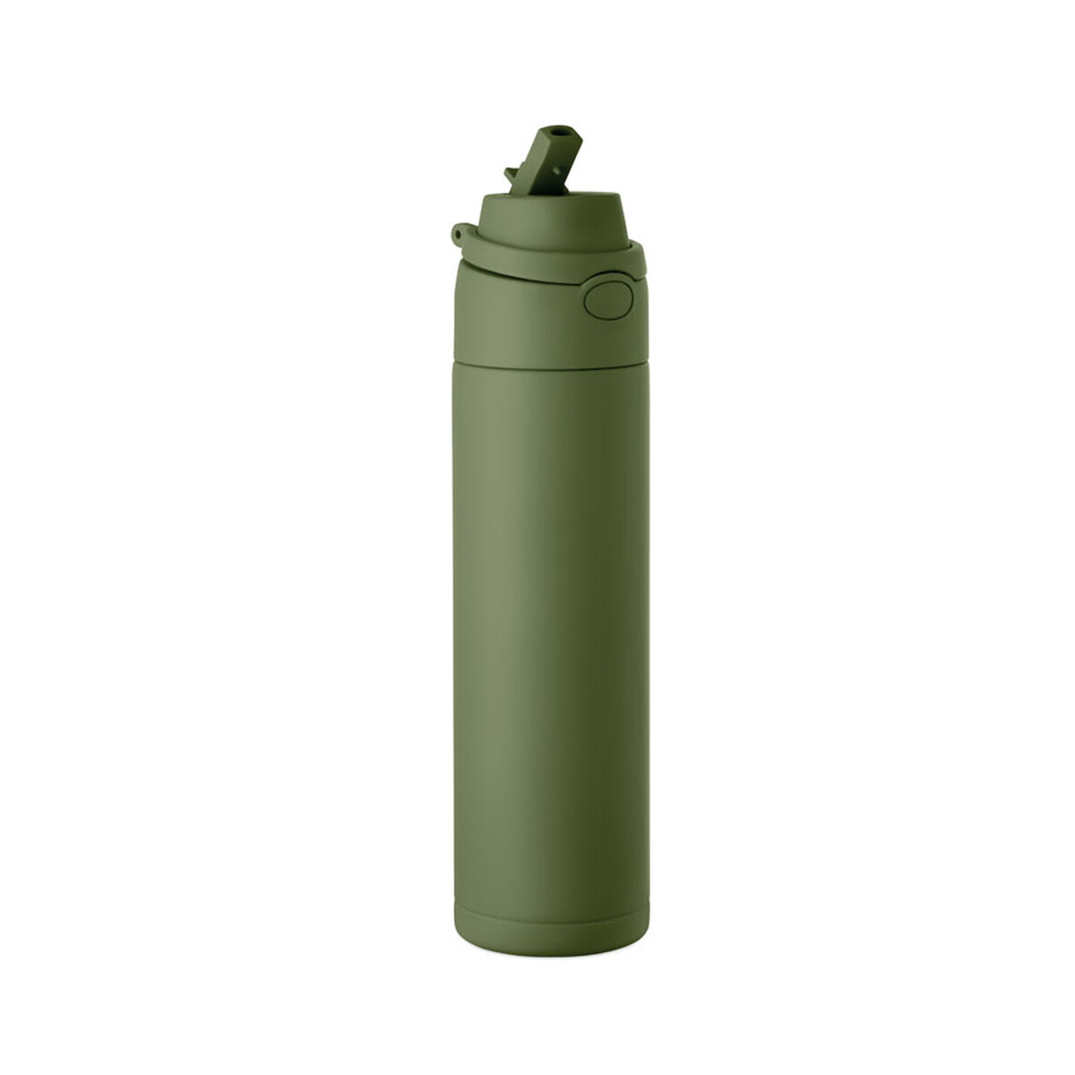 Butelki z logo – butelka z 1 ścianką 650 ml toien one – ciemnozielona mo2989-60-back Butelka z 1 ścianką 650 ml TOIEN ONE - ciemnozielona mo2989-60-back
