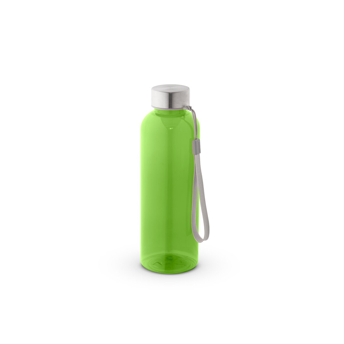 Butelki z logo – enders m. butelka pet z recyklingu (100% rpet) z błyszczącym, półprzezroczystym wykończeniem 600 ml – jasno zielona 54326_119 ENDERS M. Butelka PET z recyklingu (100% rPET) z błyszczącym, półprzezroczystym wykończeniem 600 ml - Jasno zielona 54326_119
