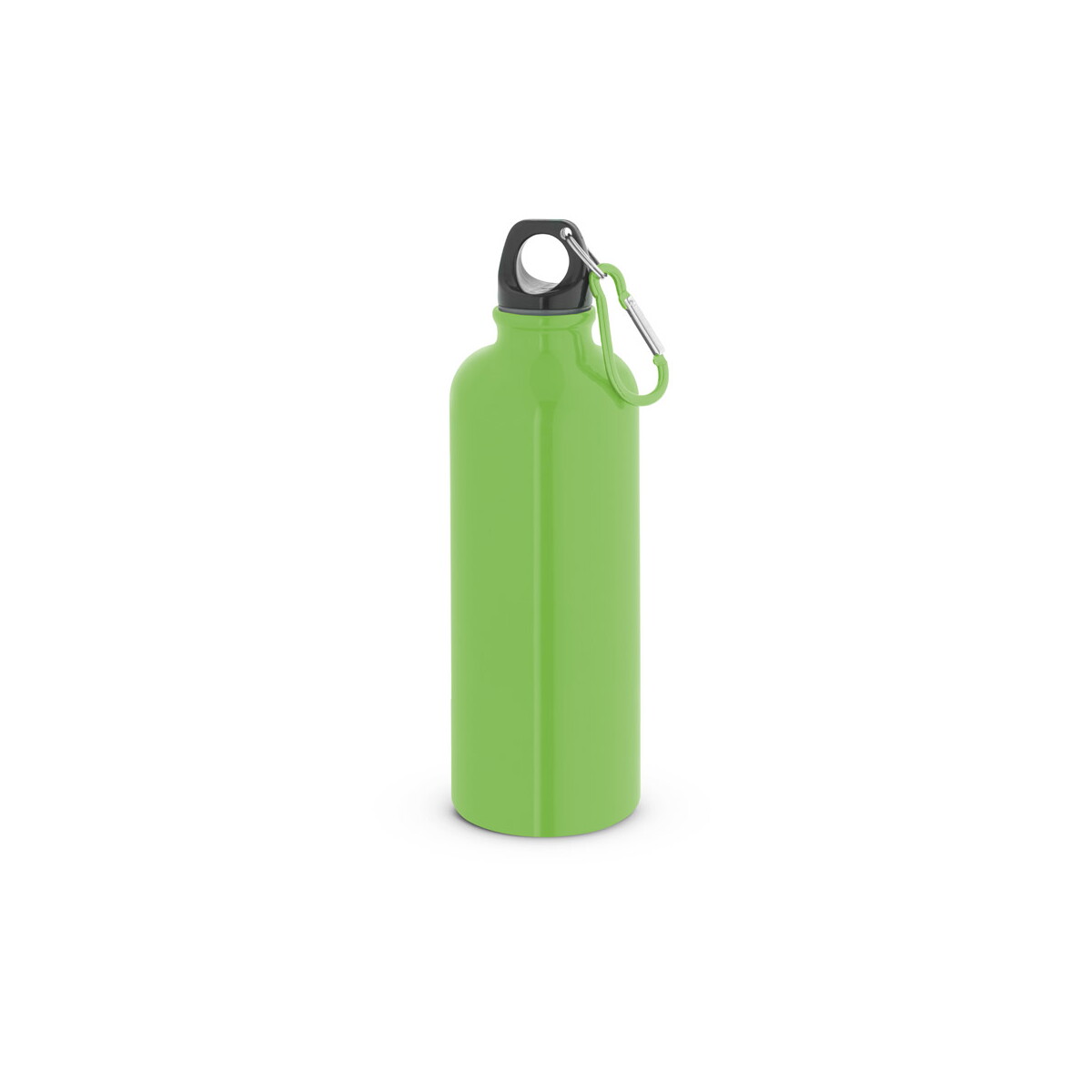 KELCE. Butelka ze stali nierdzewnej o pojedynczych ściankach z karabińczykiem 550 ml - Jasno zielona 94392_119