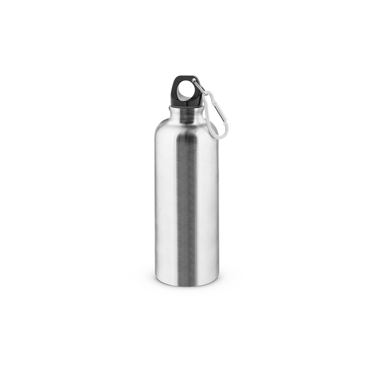 KELCE. Butelka ze stali nierdzewnej o pojedynczych ściankach z karabińczykiem 550 ml - Satynowa srebrna 94392_127