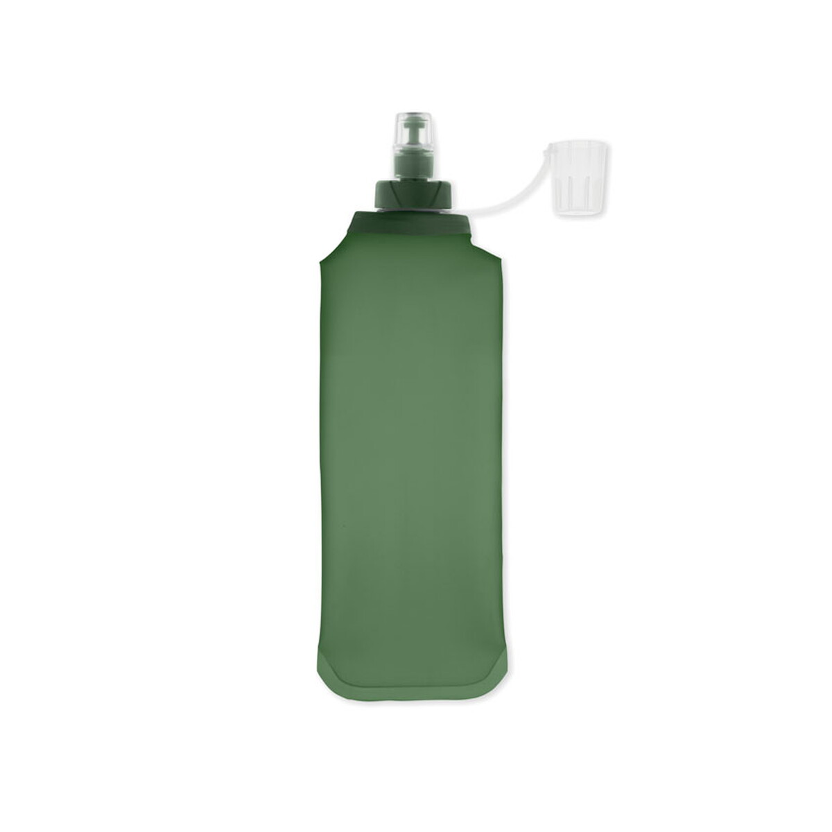 Butelki z logo – składana butelka na wodę 500ml biter – zielona mo2962-09-top Składana butelka na wodę 500ml BITER - zielona mo2962-09-top