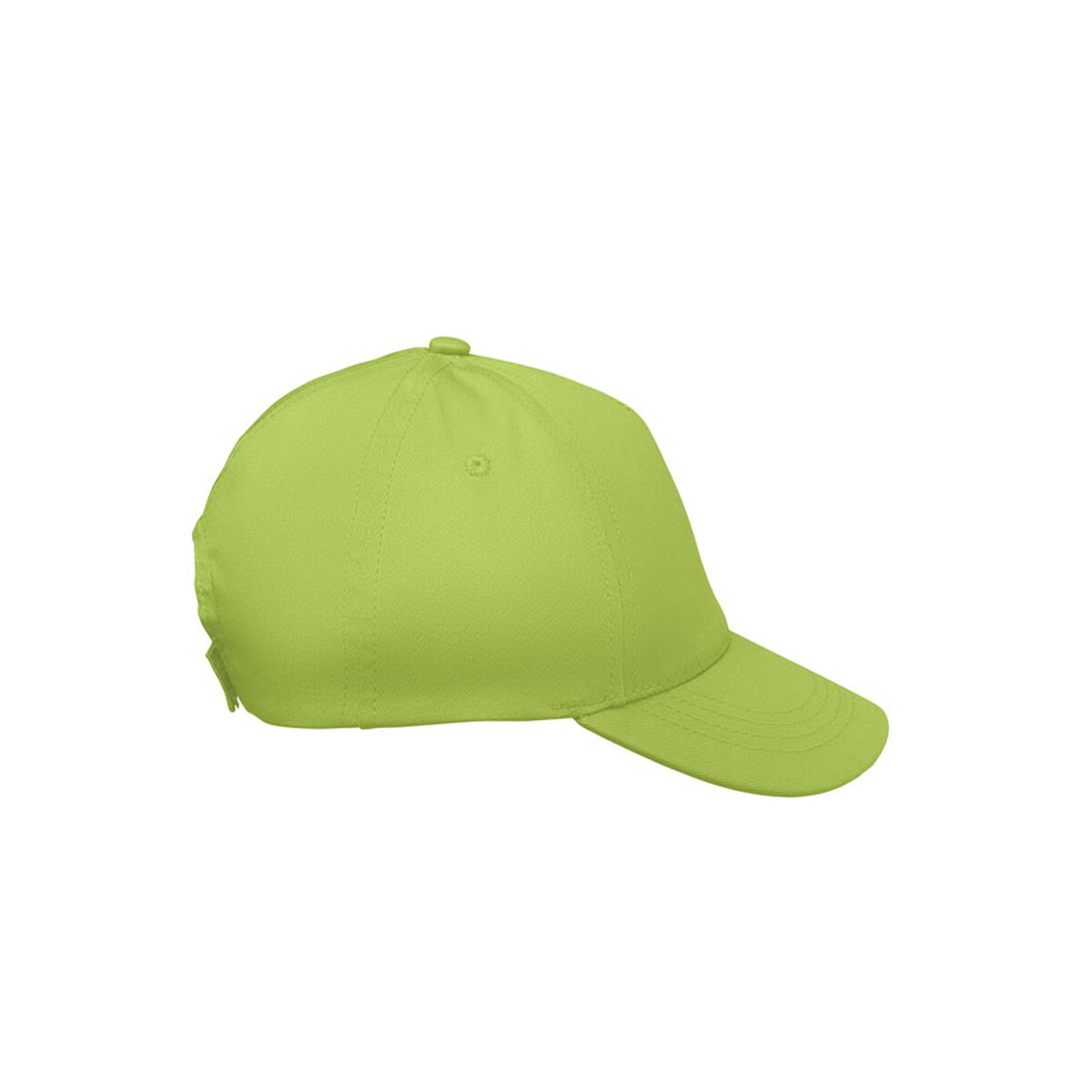 Czapki z logo – czapka dla dzieci 5 paneli. buzz kids – limonkowa mo2346-48-open Czapka dla dzieci 5 paneli. BUZZ KIDS - limonkowa mo2346-48-open