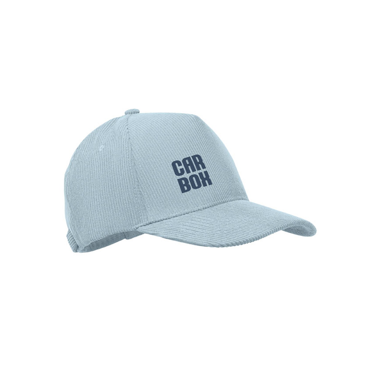 Czapki z logo – sztruksowa czapka z daszkiem wale – baby blue mo2879-66-print Sztruksowa czapka z daszkiem WALE - baby blue mo2879-66-print