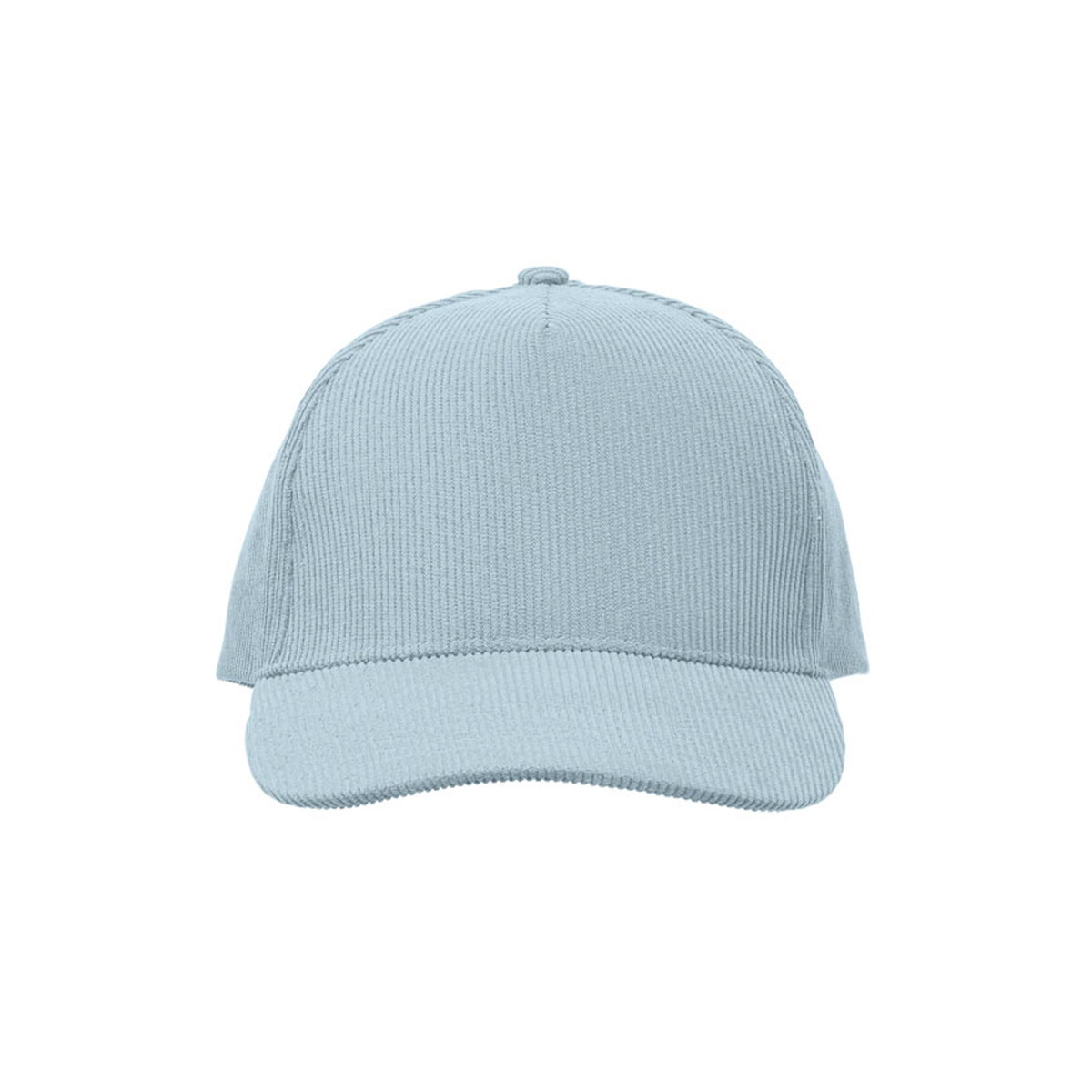 Czapki z logo – sztruksowa czapka z daszkiem wale – baby blue mo2879-66-top Sztruksowa czapka z daszkiem WALE - baby blue mo2879-66-top