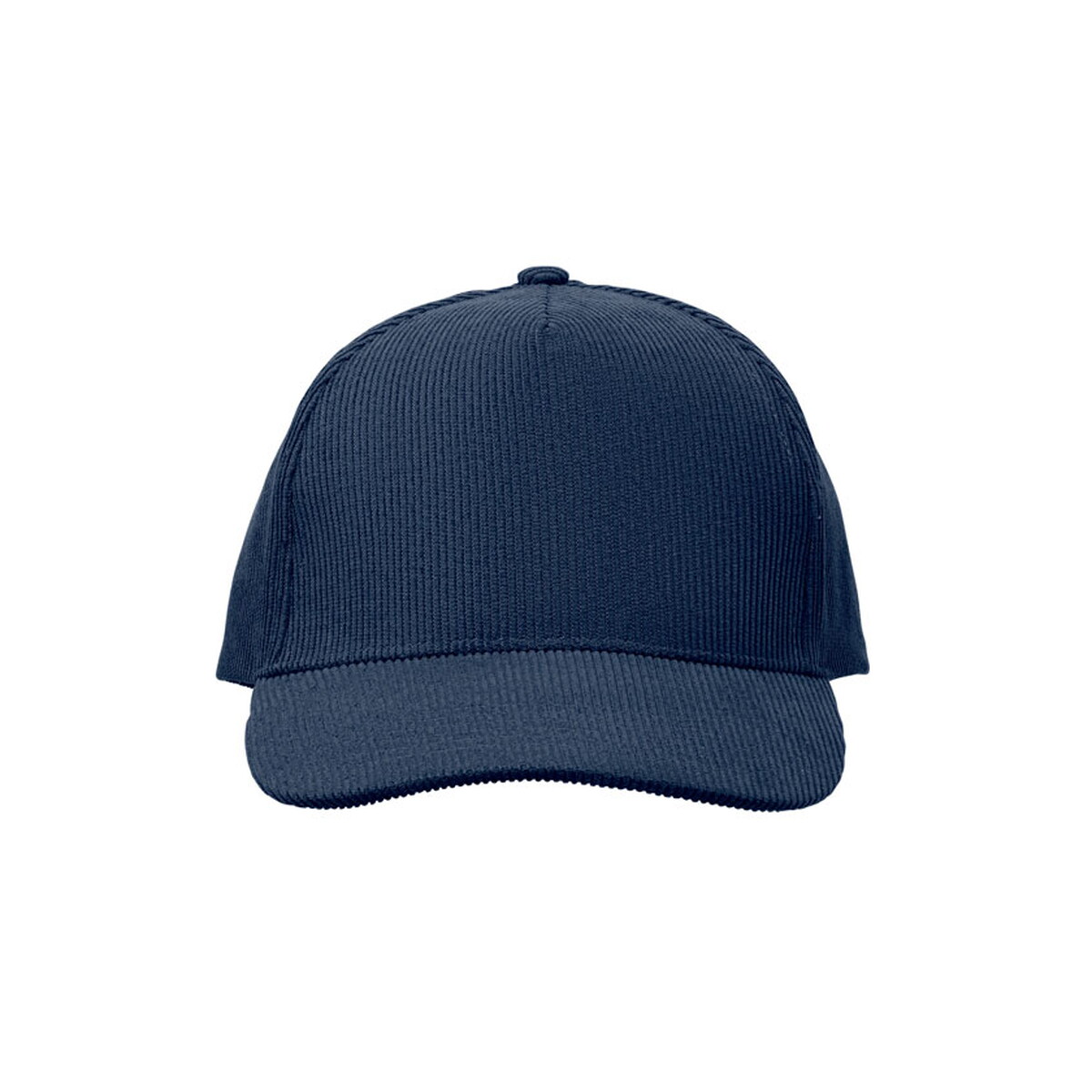 Czapki z logo – sztruksowa czapka z daszkiem wale – niebieska mo2879-04-top Sztruksowa czapka z daszkiem WALE - niebieska mo2879-04-top