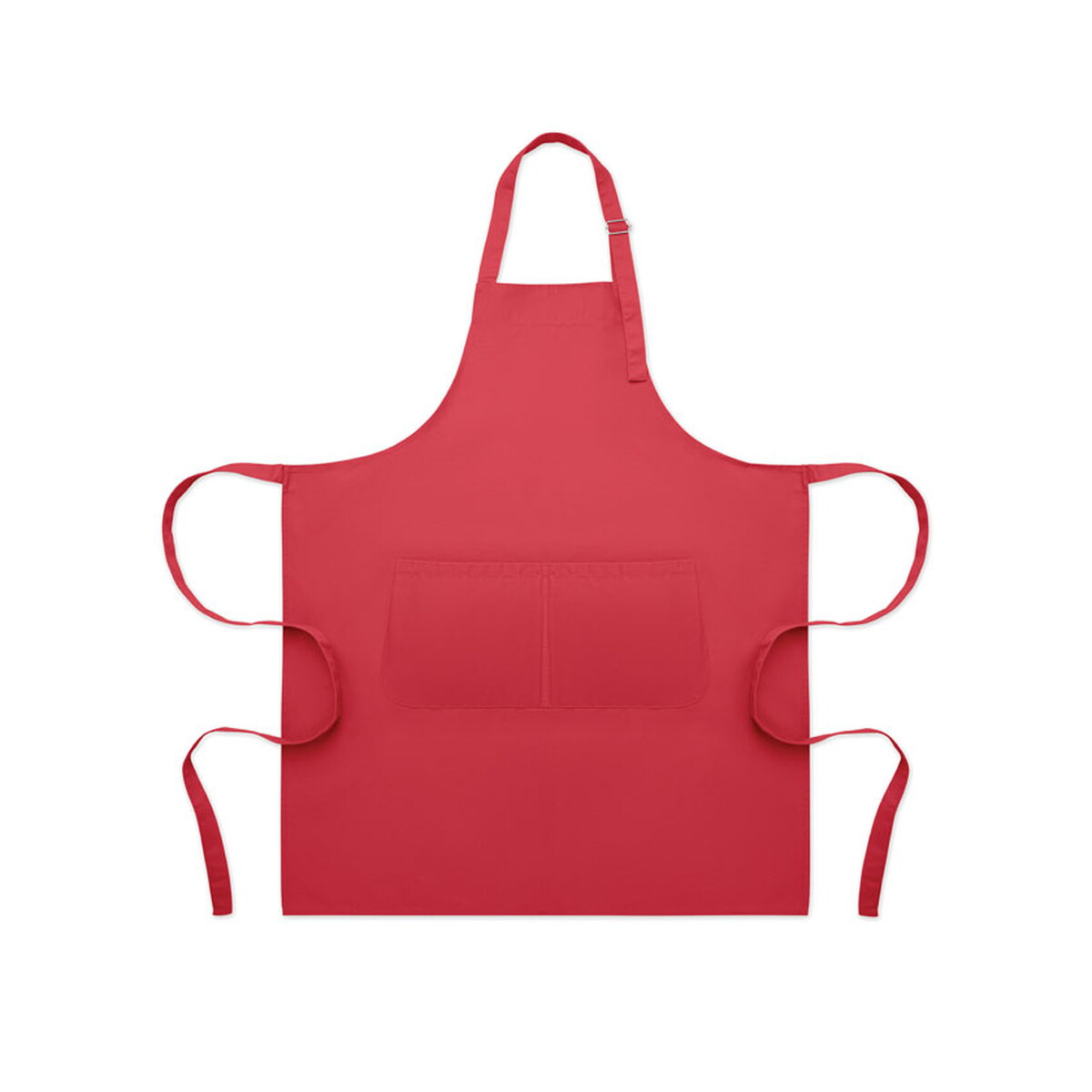 Fartuchy z logo – regulowany fartuch kuchenny gala – czerwony mo2349-05 Regulowany fartuch kuchenny GALA - czerwony mo2349-05
