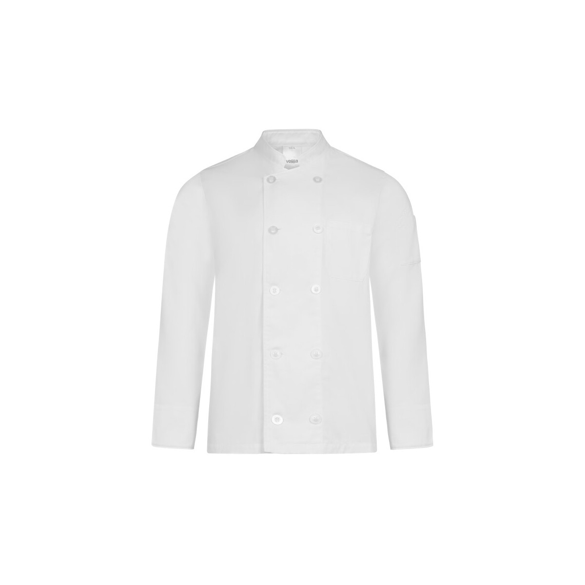 VL BACO. Koszula kucharza z długim rękawem (190 g/m2) - Biała 36156_106