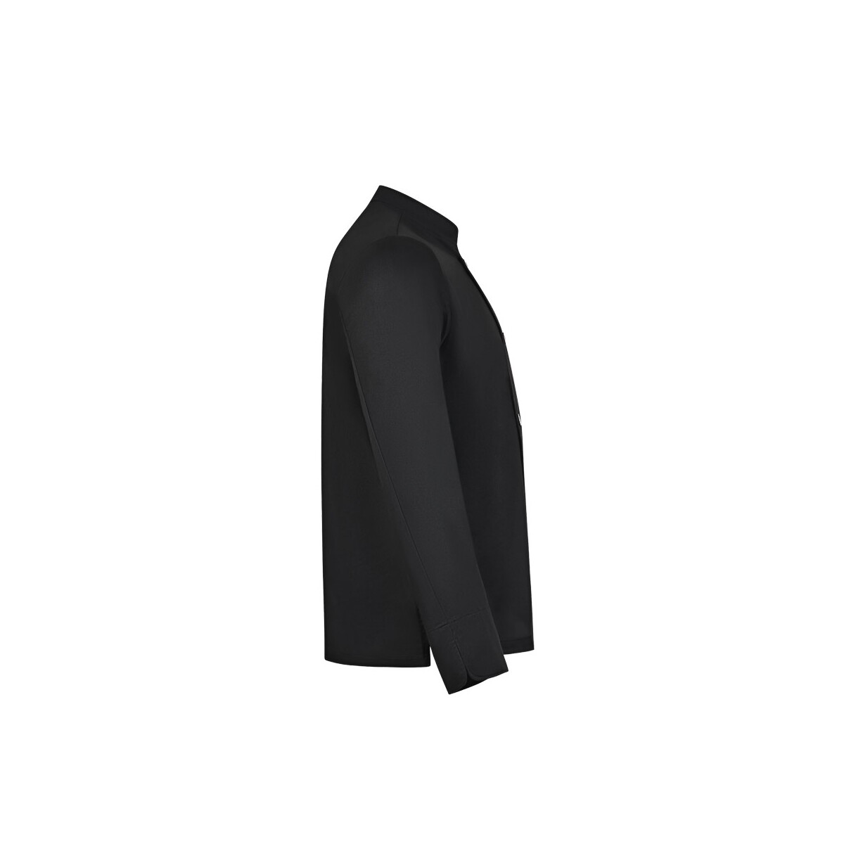 Fartuchy z logo – vl baco. koszula kucharza z długim rękawem (190 g/m2) – czarna 36156_103-d VL BACO. Koszula kucharza z długim rękawem (190 g/m2) - Czarna 36156_103-d