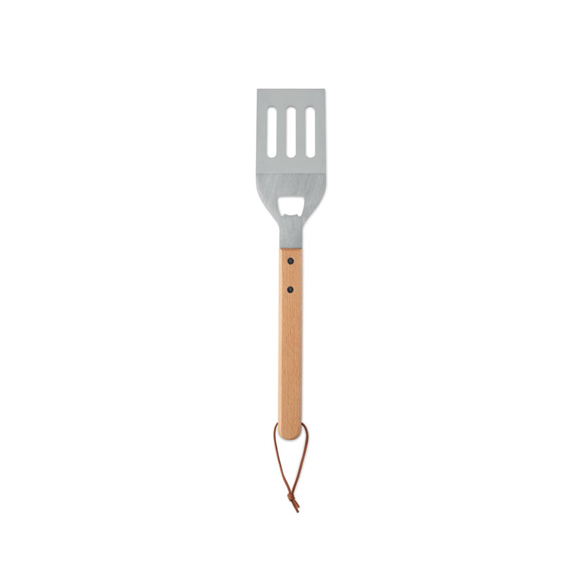 Gadżety do grilla z logo – łopatka z drewna bukowego opencook – drewniana mo2796-40-back Łopatka z drewna bukowego OPENCOOK - drewniana mo2796-40-back