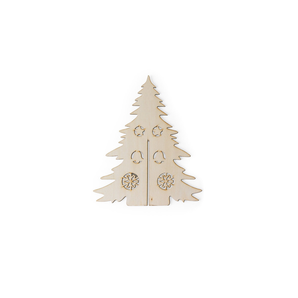 Gadżety świąteczne z logo – pinery. składana drewniana choinka do pokolorowania – jasna naturalna 98153_150-b PINERY. Składana drewniana choinka do pokolorowania - Jasna naturalna 98153_150-b