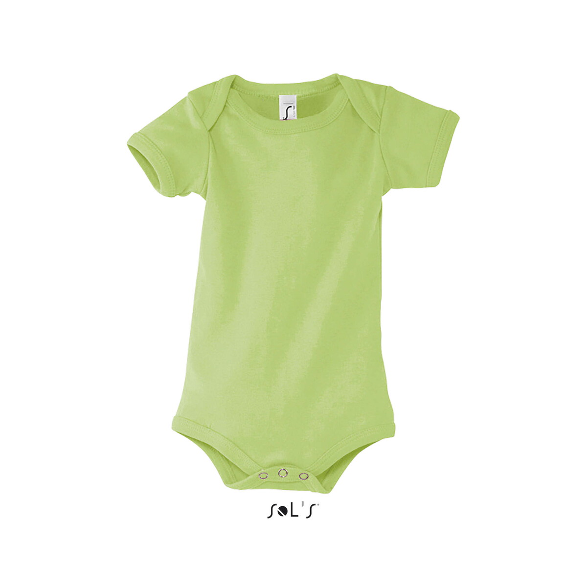 Gadżety tekstylne z logo – bambino dziecięce body 180g bambino – apple green – s s00583-ag BAMBINO Dziecięce body 180g BAMBINO - Apple Green - S s00583-ag