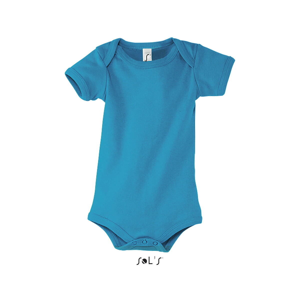 Gadżety tekstylne z logo – bambino dziecięce body 180g bambino – aqua – s s00583-aq BAMBINO Dziecięce body 180g BAMBINO - Aqua - S s00583-aq