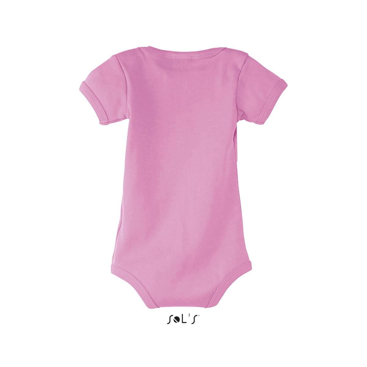 Gadżety tekstylne z logo – bambino dziecięce body 180g bambino – orchid pink – s s00583-op-back BAMBINO Dziecięce body 180g BAMBINO - Orchid Pink - S s00583-op-back
