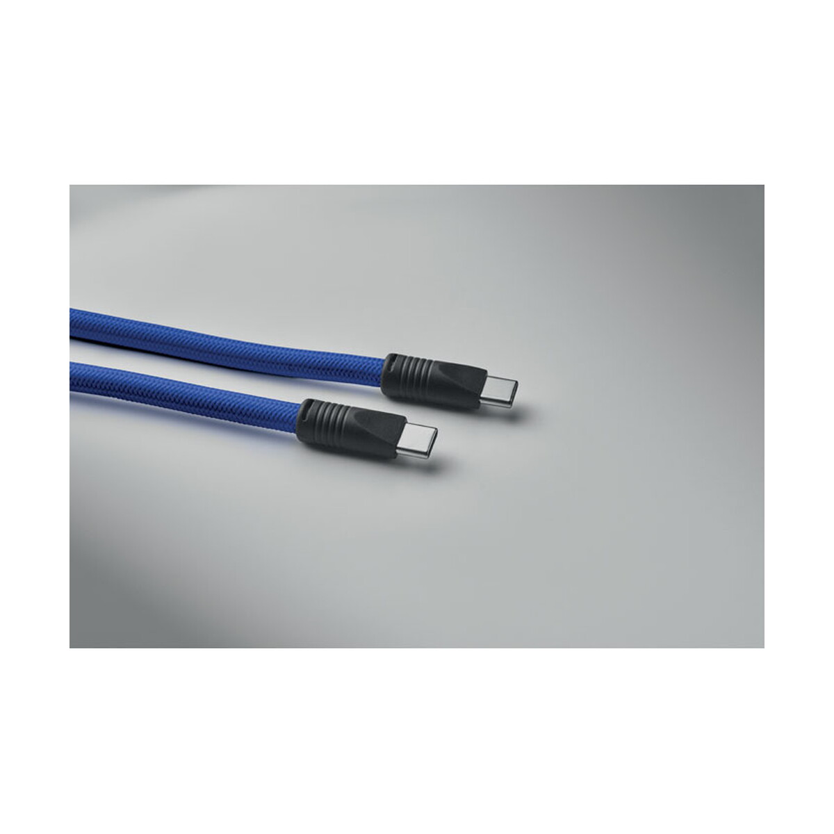 Kable USB z logo – smycz ładująca 60w cocharge – niebieska mo2618-37-top Smycz ładująca 60W COCHARGE - niebieska mo2618-37-top