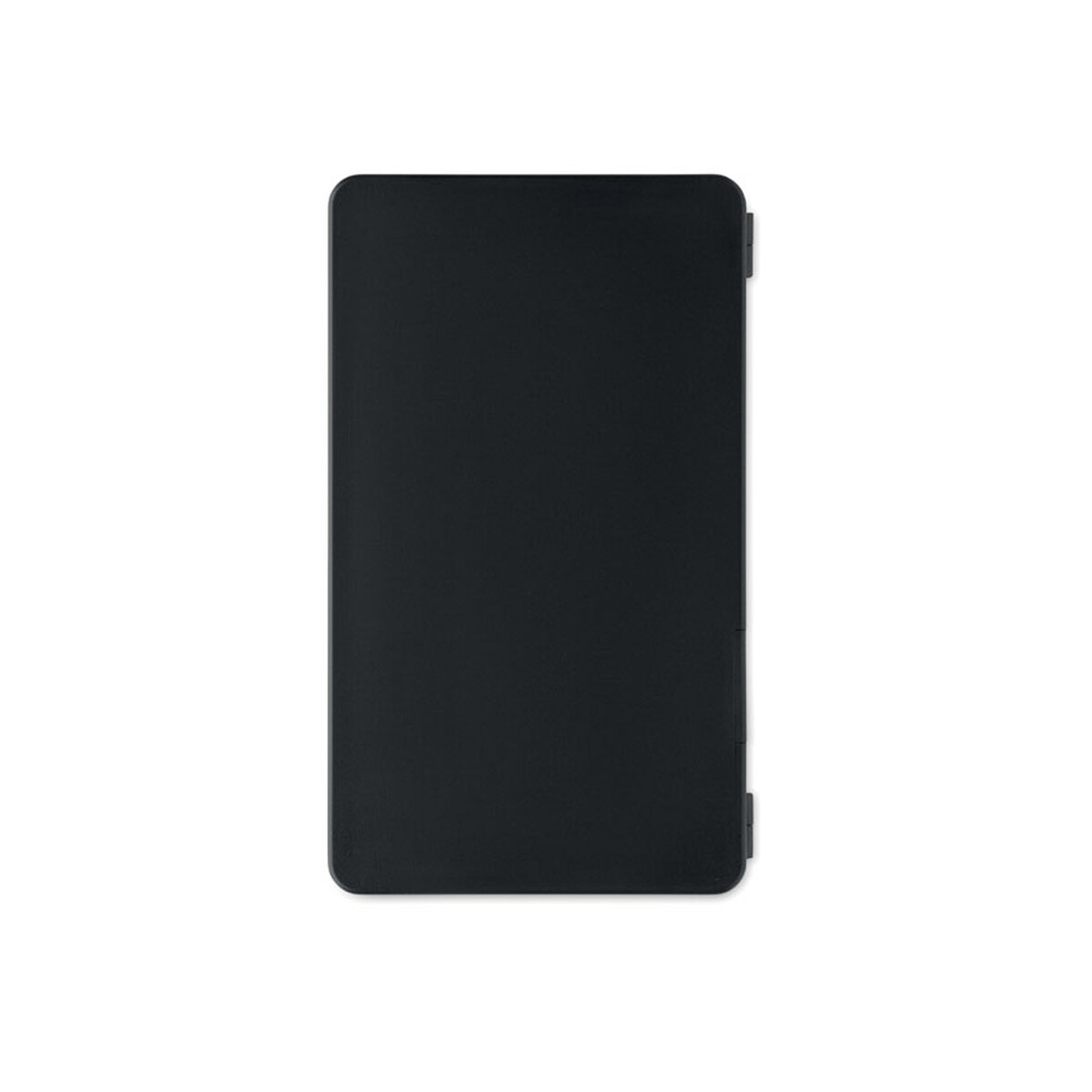 Kalkulatory z logo – kalkulator z tabletem lcd clerk – czarny mo2845-03-back Kalkulator z tabletem LCD CLERK - czarny mo2845-03-back