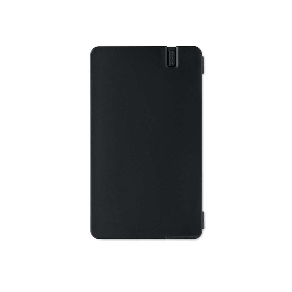 Kalkulatory z logo – kalkulator z tabletem lcd clerk – czarny mo2845-03-side Kalkulator z tabletem LCD CLERK - czarny mo2845-03-side