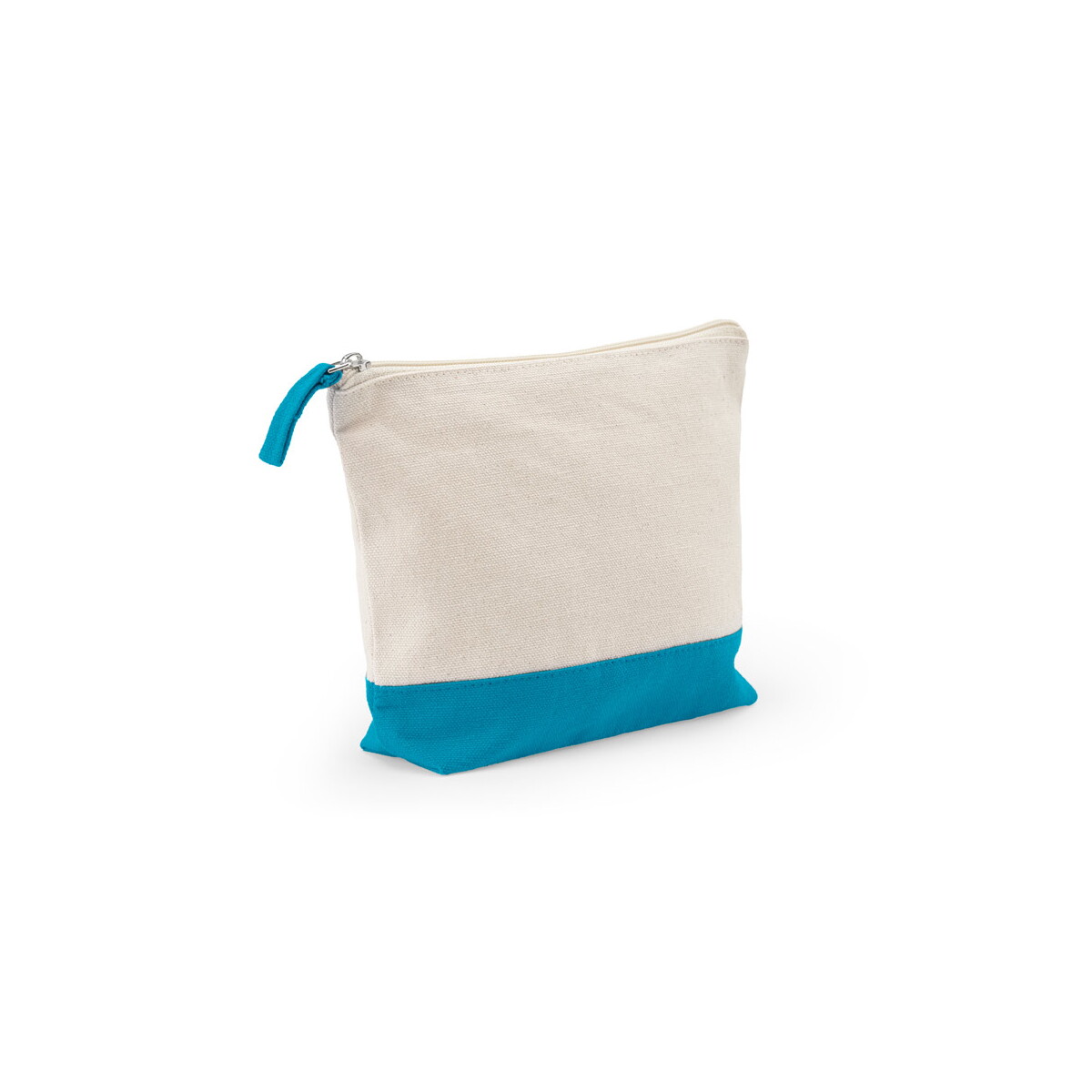 DAPHNE. Kosmetyczka z 100% bawełny (340 g/m²) w dwóch kolorach - Błękitna 92536_124
