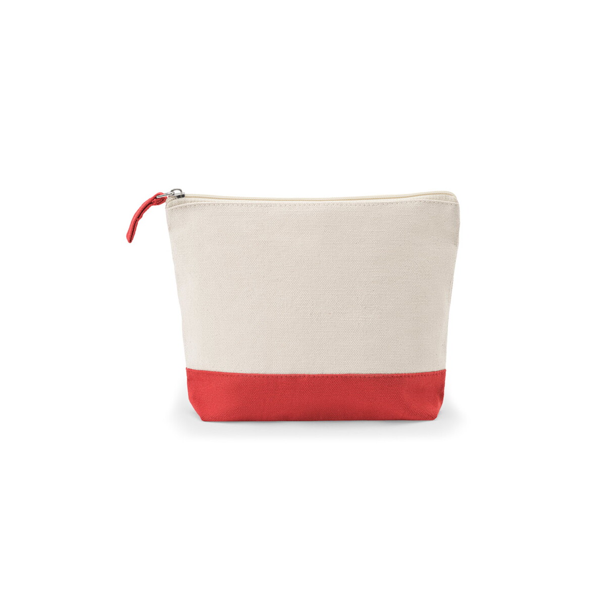 Kosmetyczki z logo – daphne. kosmetyczka z 100% bawełny (340 g/m²) w dwóch kolorach – czerwona 92536_105-a DAPHNE. Kosmetyczka z 100% bawełny (340 g/m²) w dwóch kolorach - Czerwona 92536_105-a