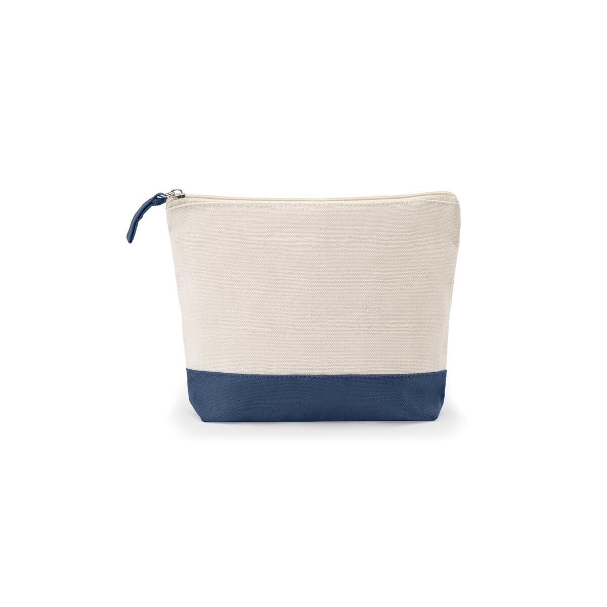 Kosmetyczki z logo – daphne. kosmetyczka z 100% bawełny (340 g/m²) w dwóch kolorach – granatowa 92536_104-a DAPHNE. Kosmetyczka z 100% bawełny (340 g/m²) w dwóch kolorach - Granatowa 92536_104-a