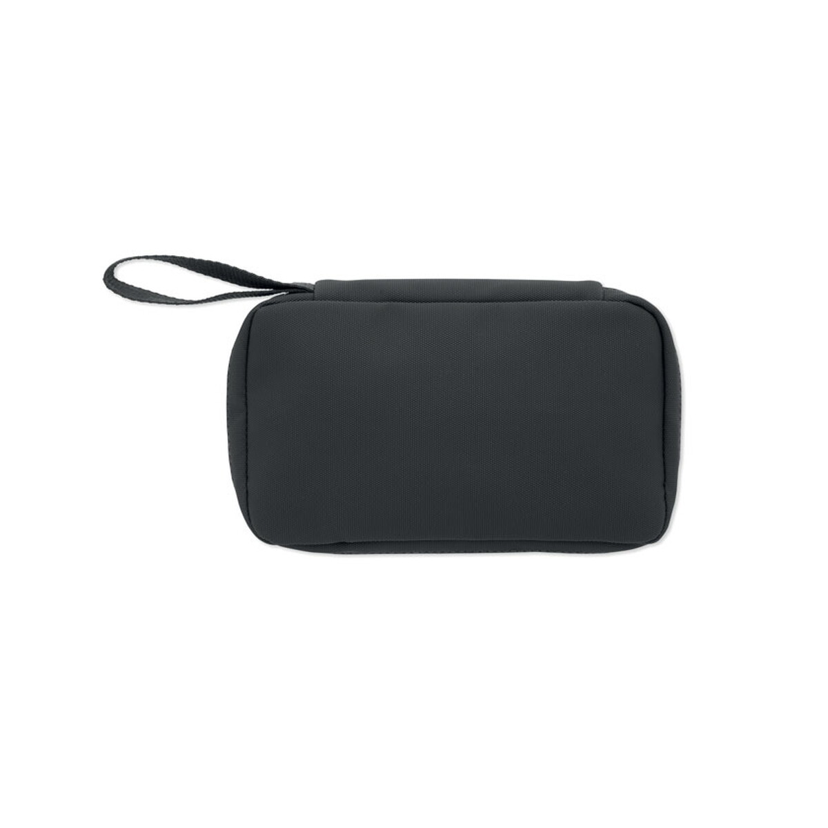 Kosmetyczki z logo – kosmetyczka 600d rpet vanit – czarna mo2948-03-side Kosmetyczka 600D RPET VANIT - czarna mo2948-03-side