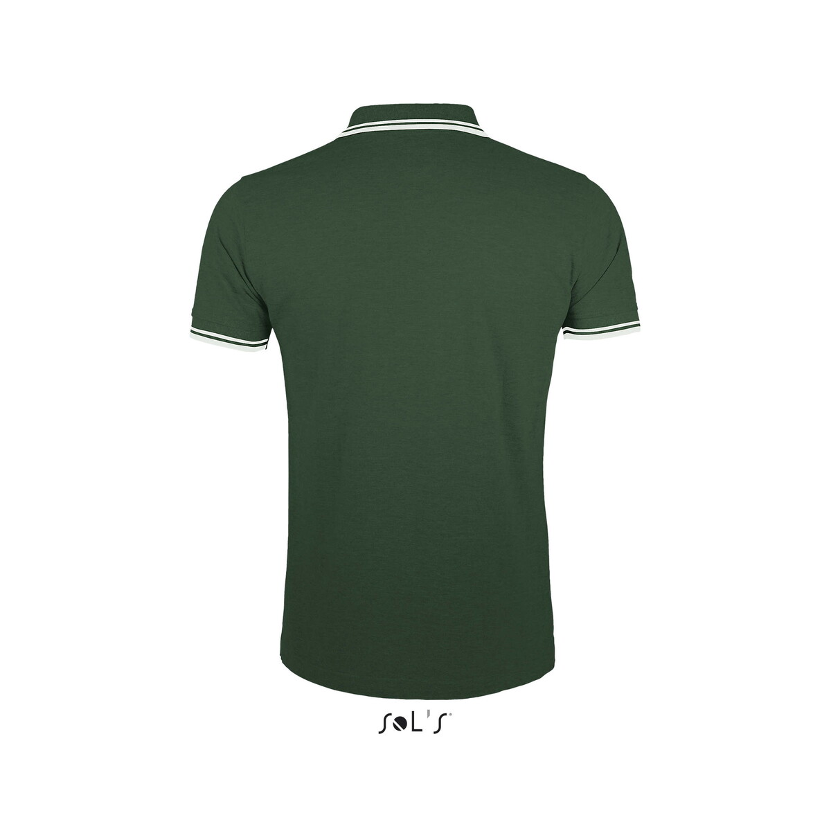 Koszulki polo z logo – pasadena męskie polo 200g pasadena men – forest green/white – m s00577-fe-back PASADENA męskie polo 200g PASADENA MEN - Forest Green/White - M s00577-fe-back