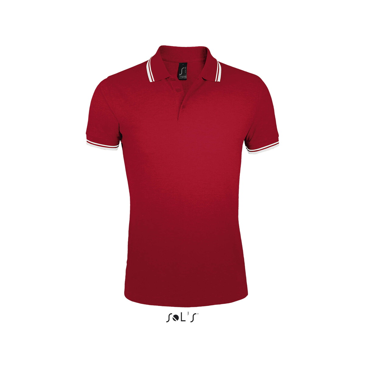 Koszulki polo z logo – pasadena męskie polo 200g pasadena men – rojo/blanco – 3xl s00577-re PASADENA męskie polo 200g PASADENA MEN - rojo/blanco - 3XL s00577-re