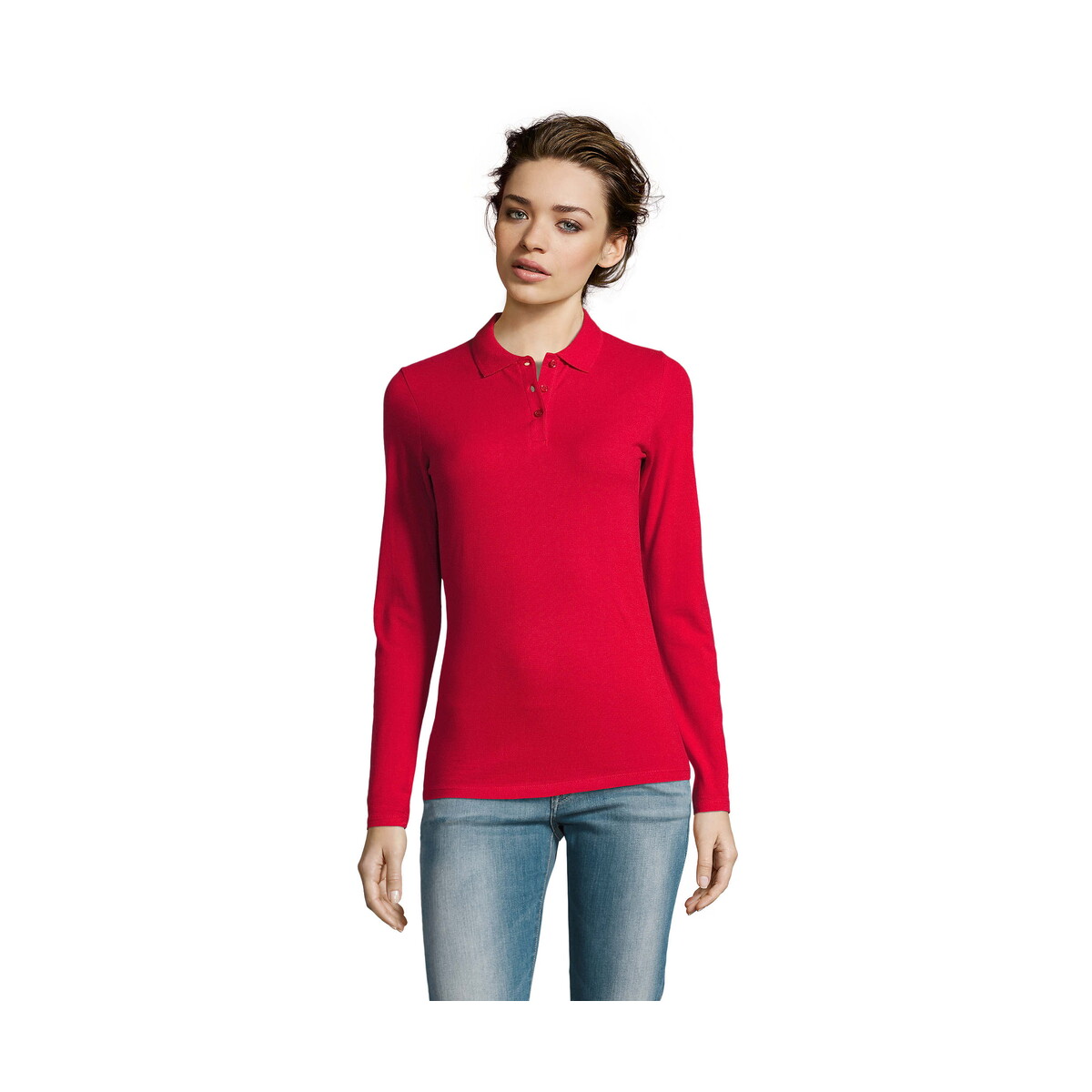 Koszulki polo z logo – perfect damskie lsl polo180 perfect lsl women – czerwona – xxl s02083-rd PERFECT Damskie LSL POLO180 PERFECT LSL WOMEN - Czerwona - XXL s02083-rd